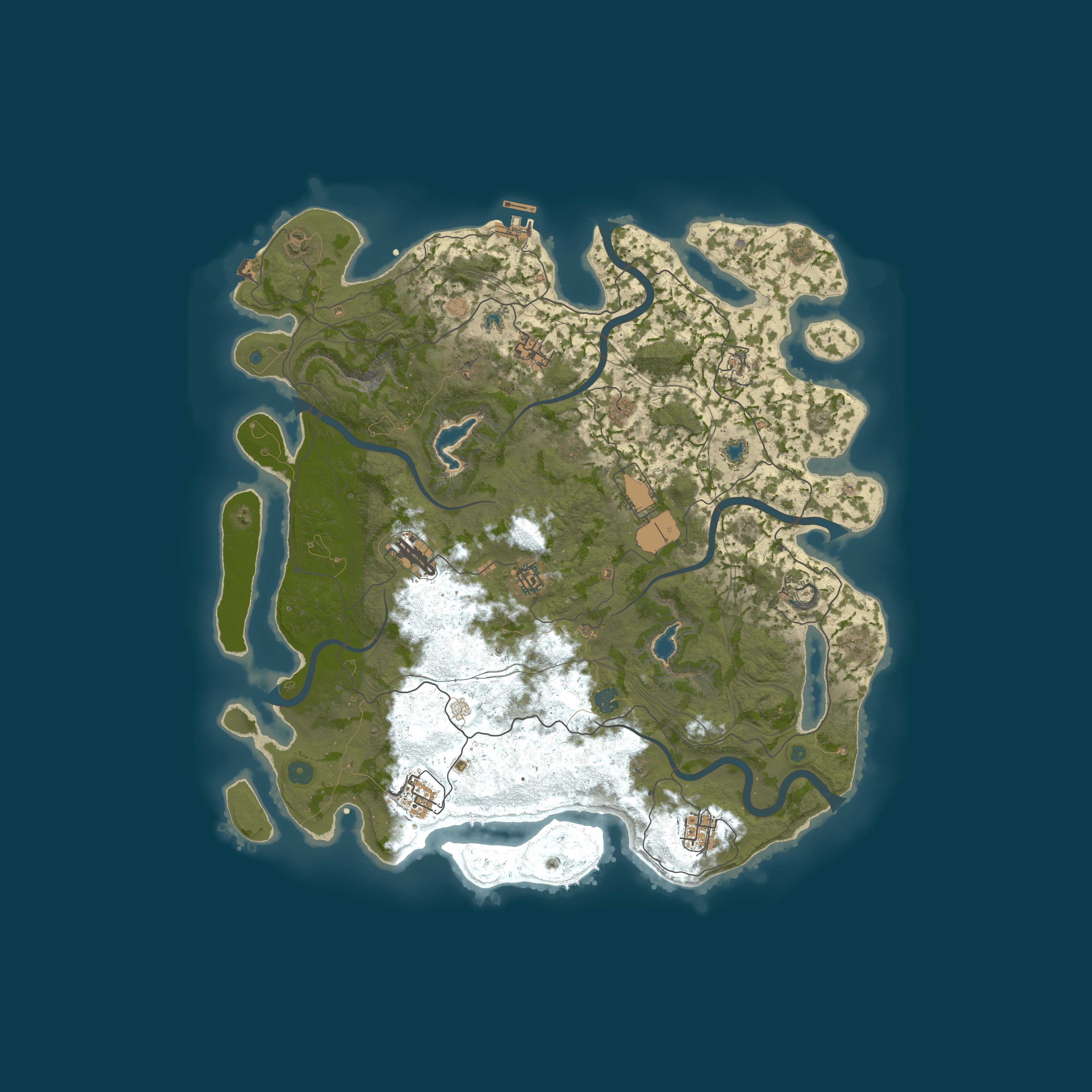 Map for Rustlantic EU East | Vanilla | Solo/Duo/Trio | Biweekly Wiped 1