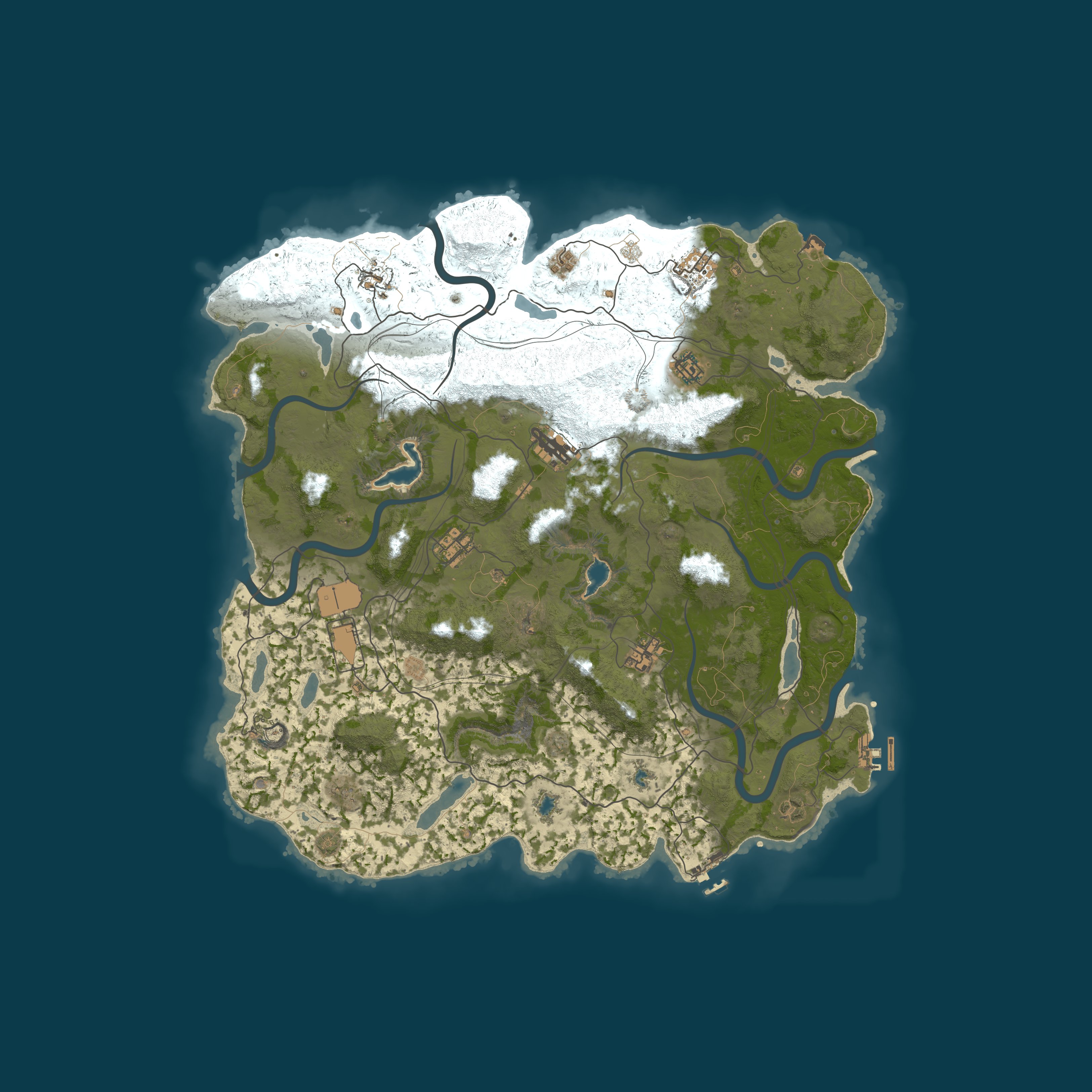 Карта сервера