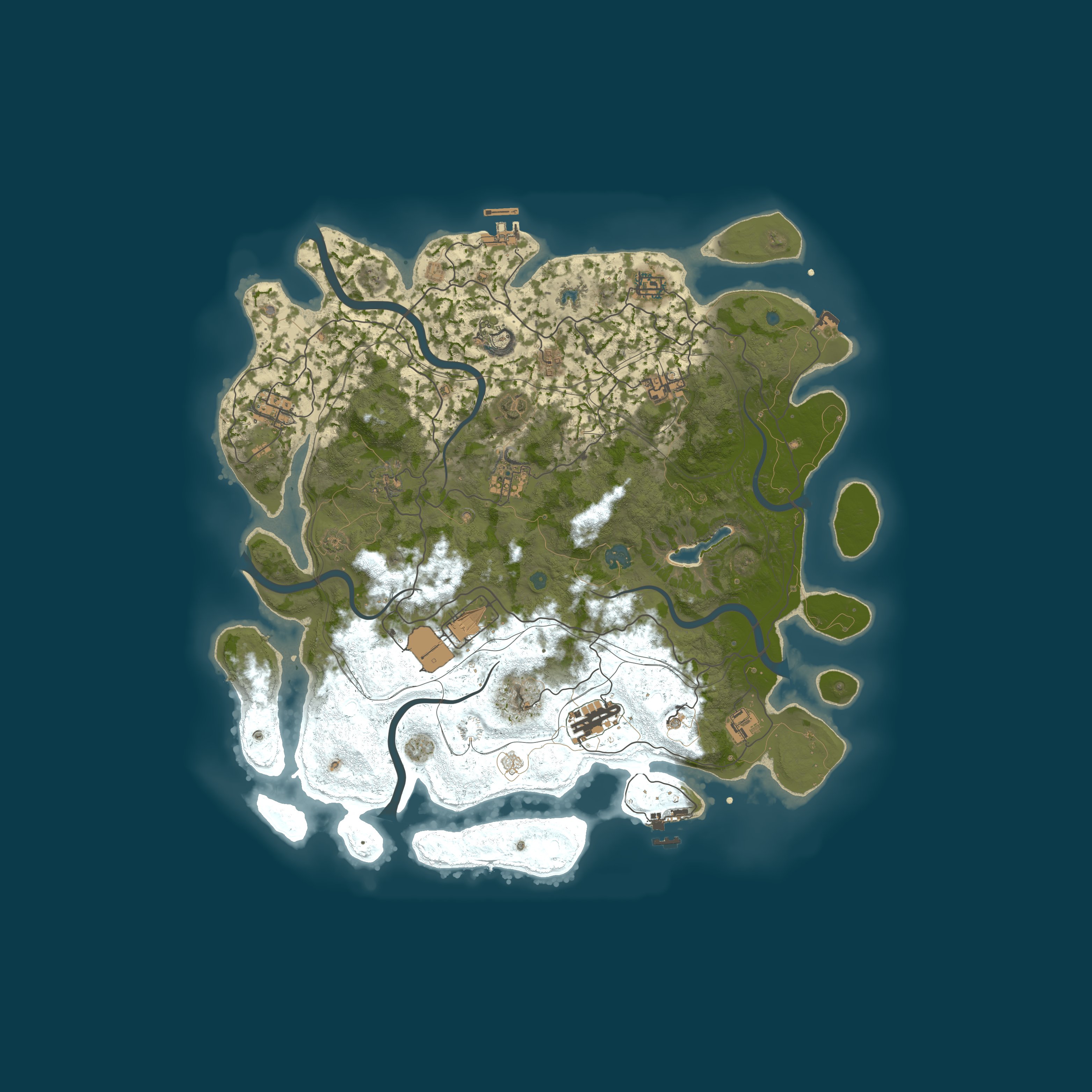 666 RUST /ДЛЯ НОВИЧКОВ /МОСКОВСКИЙ 19.10 — نقشه رویهای 4250، seed 498605300