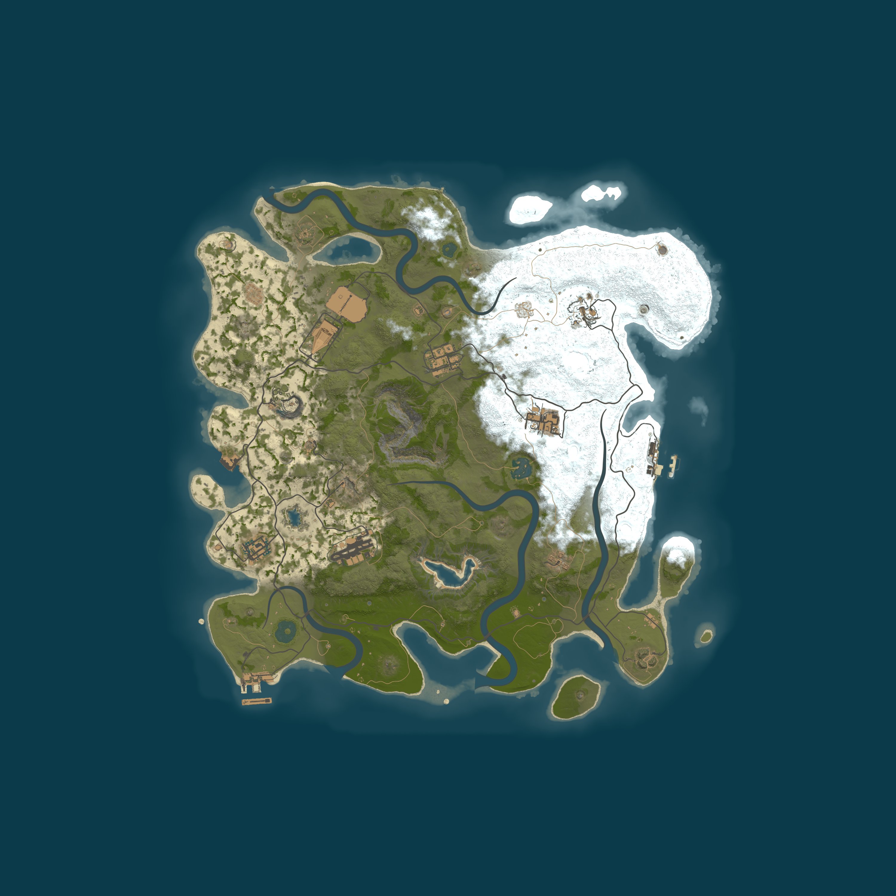 Map for Drifter's Paradise