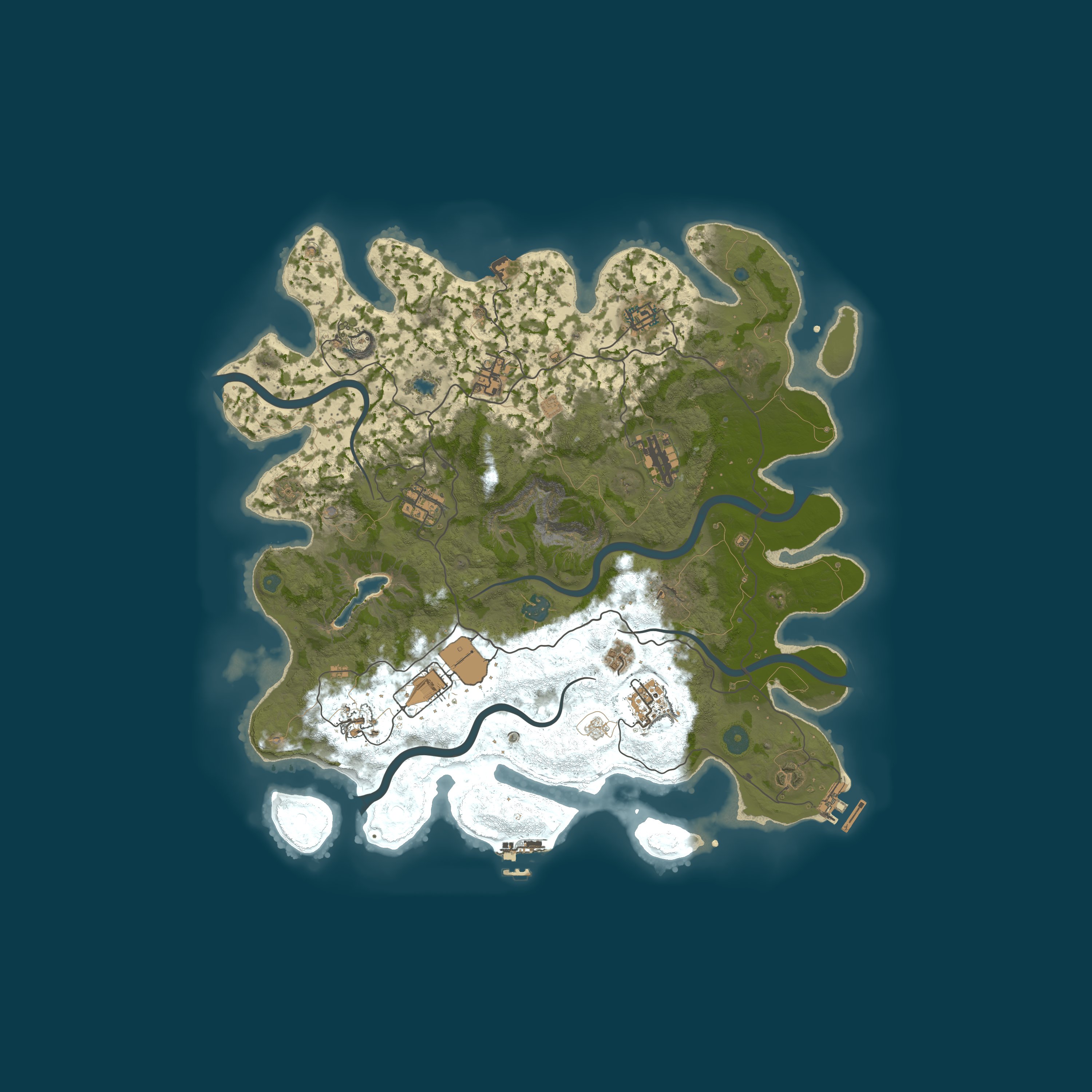 Map for East Coast Super Chill - Solo Duo Trio. No Decay