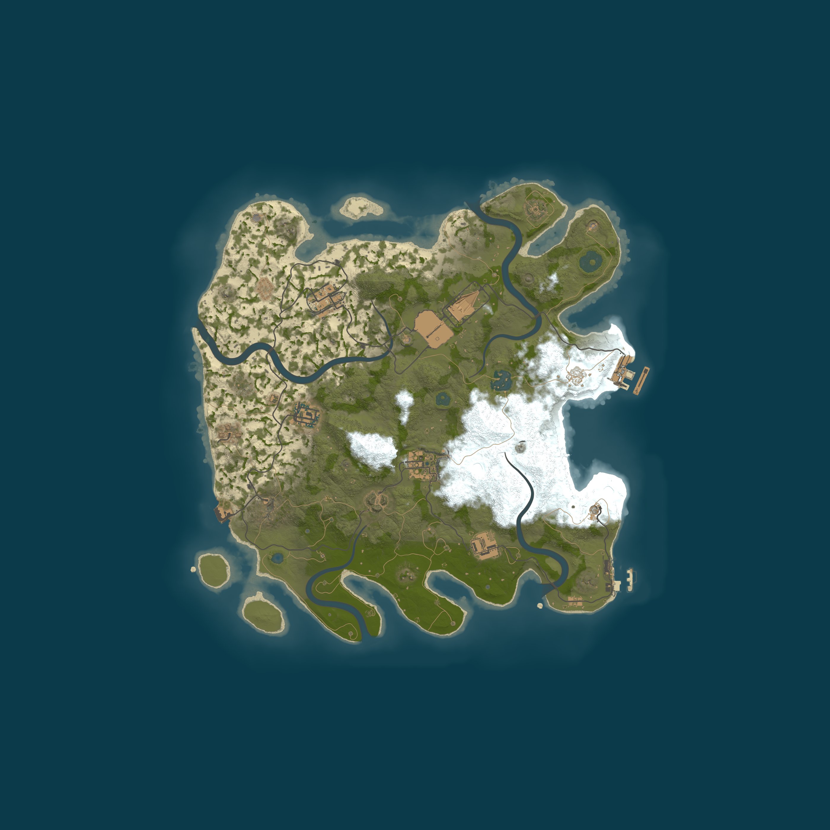 Map for MOJI RUST x500|MAX8|SKINS|LOOT++|KITS 11.08