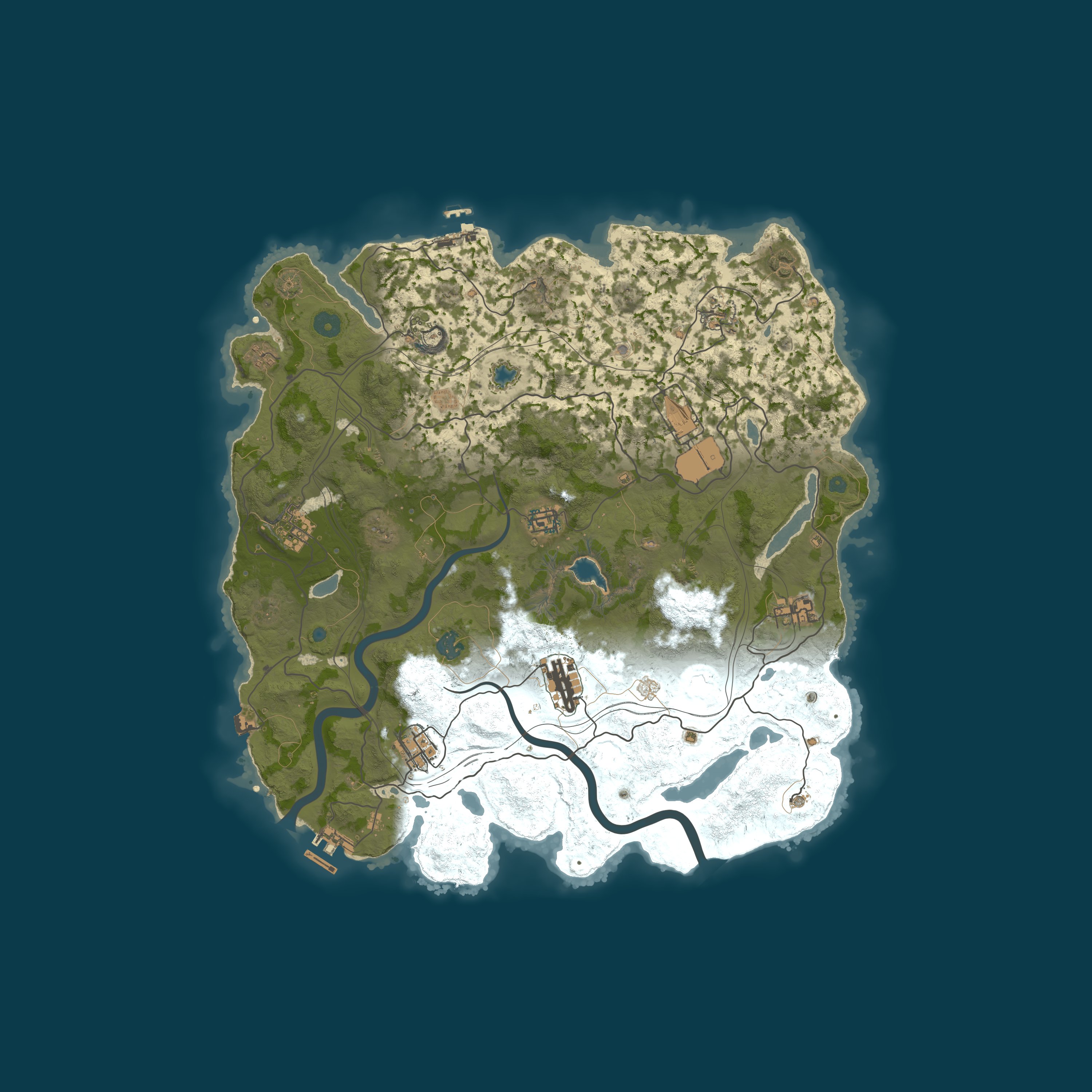 Map for Rusty Rascals | Solo/Duo | Monthly | No BP Wipe