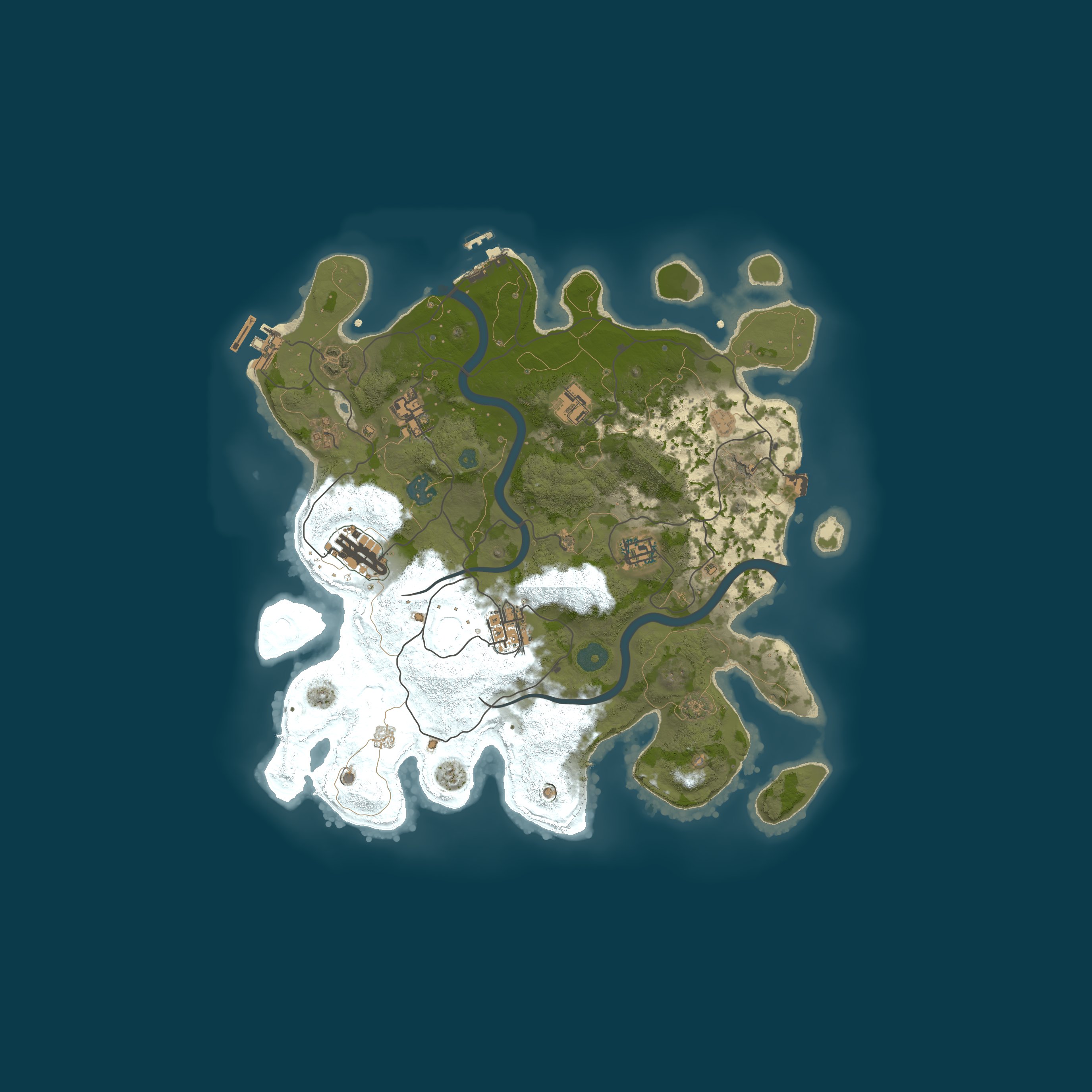 Map for Outland Rust X100|CLANS|KITS|TP|BLOODY|DUEL| WIPE 03.08