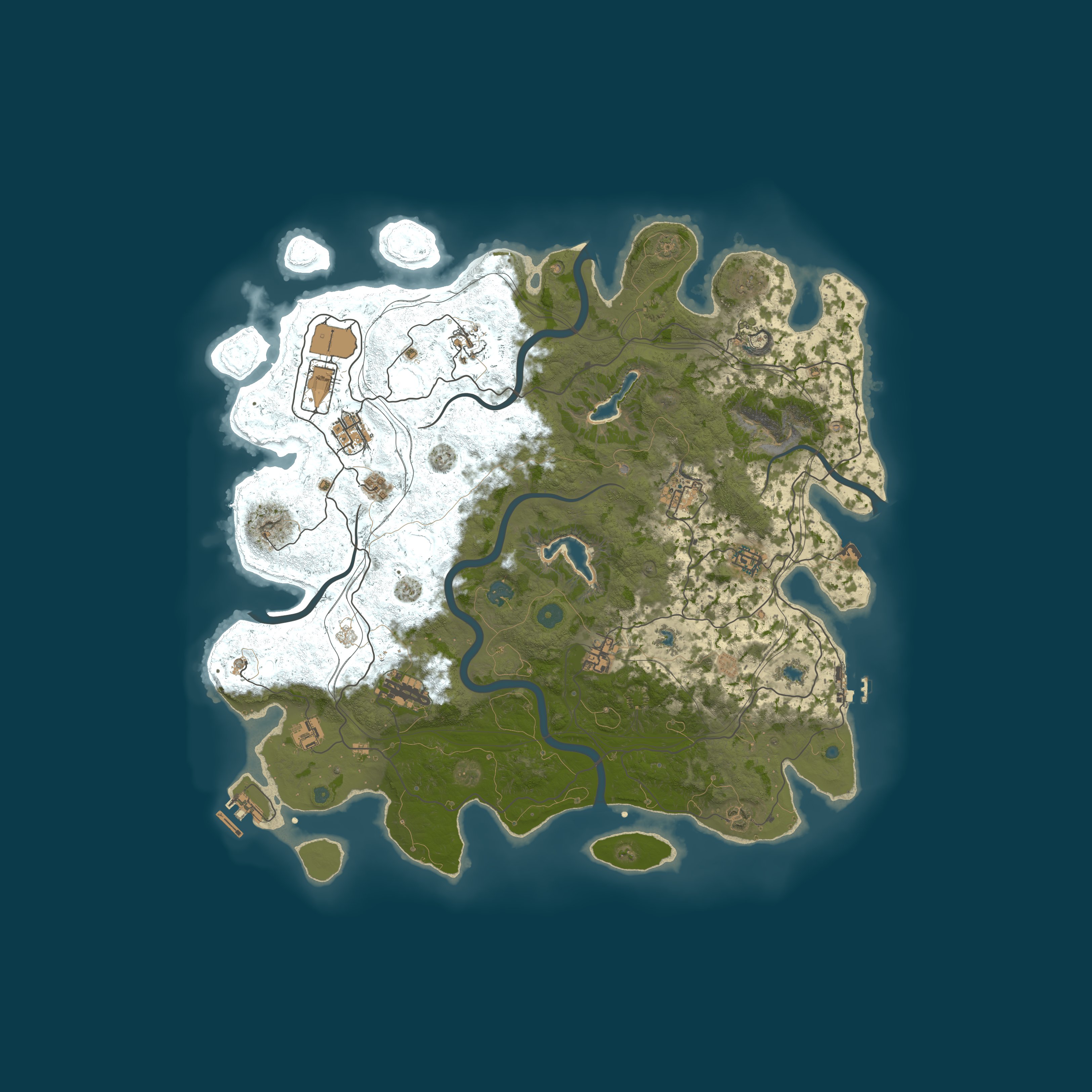 Procedural Map, size 4500, seed 14857854