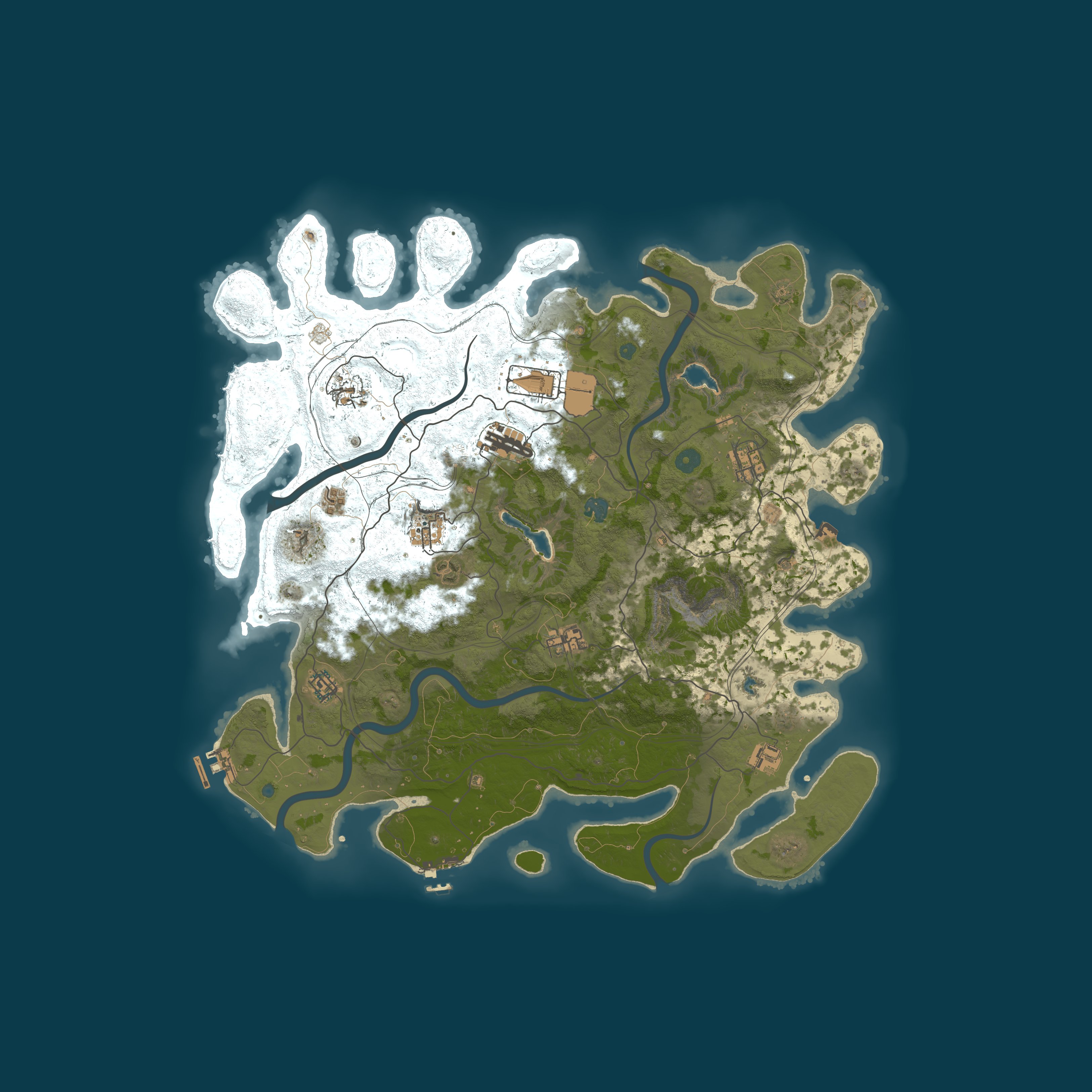 Procedural Map, size 4500, seed 927151787
