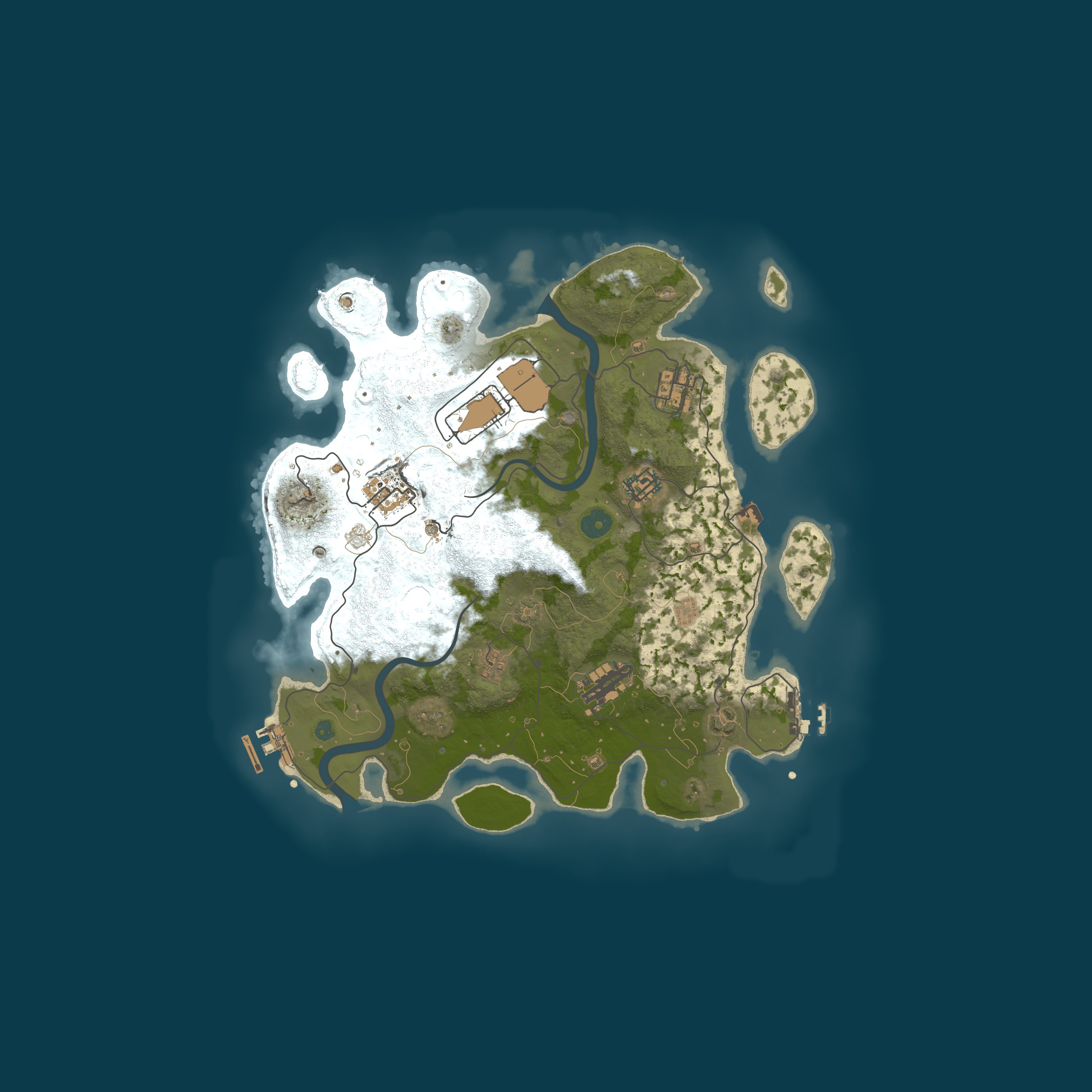 Map for BushWookies | Zombies | SkillTree