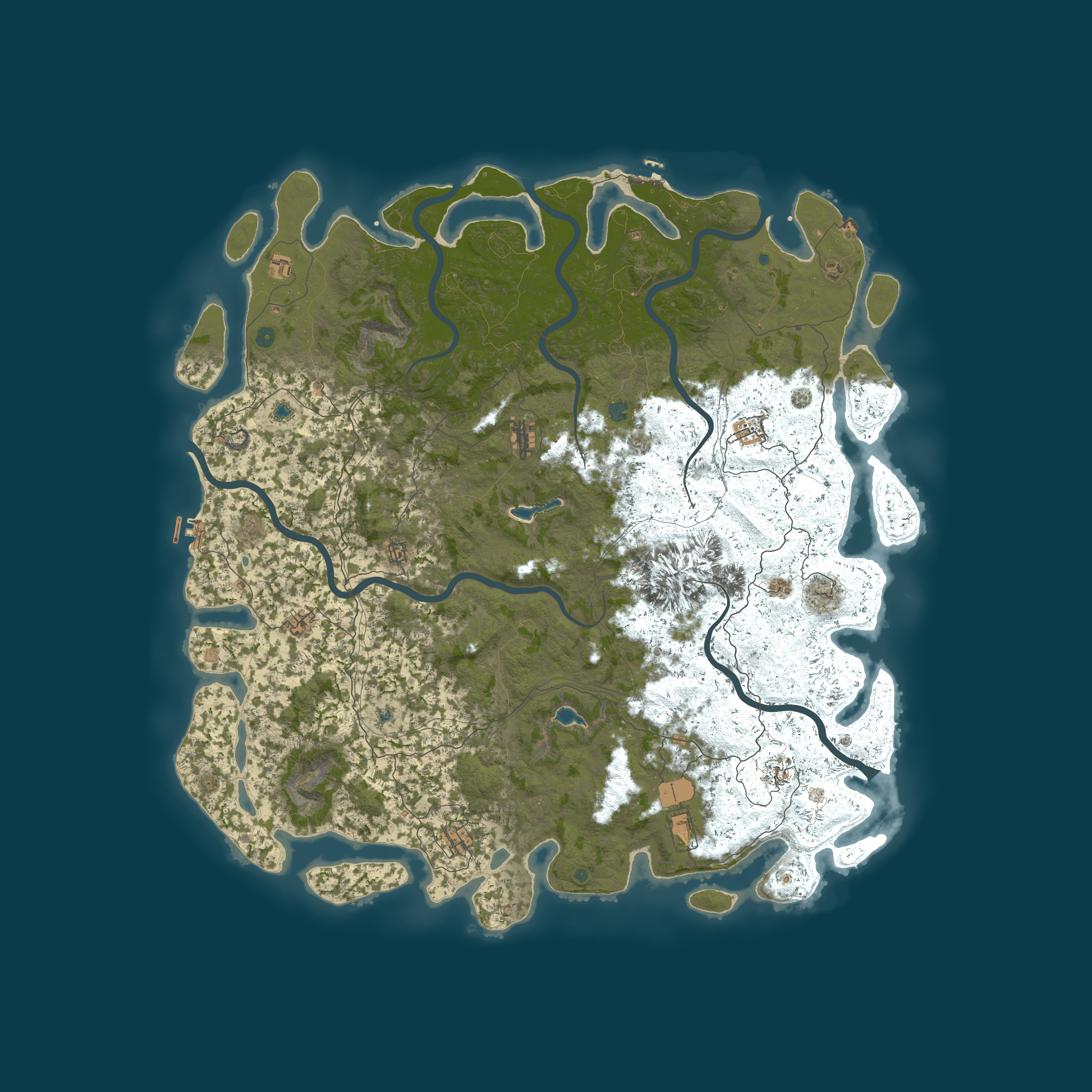 Map for RUST | CLASSIC | ДЛЯ НОВИЧКОВ
