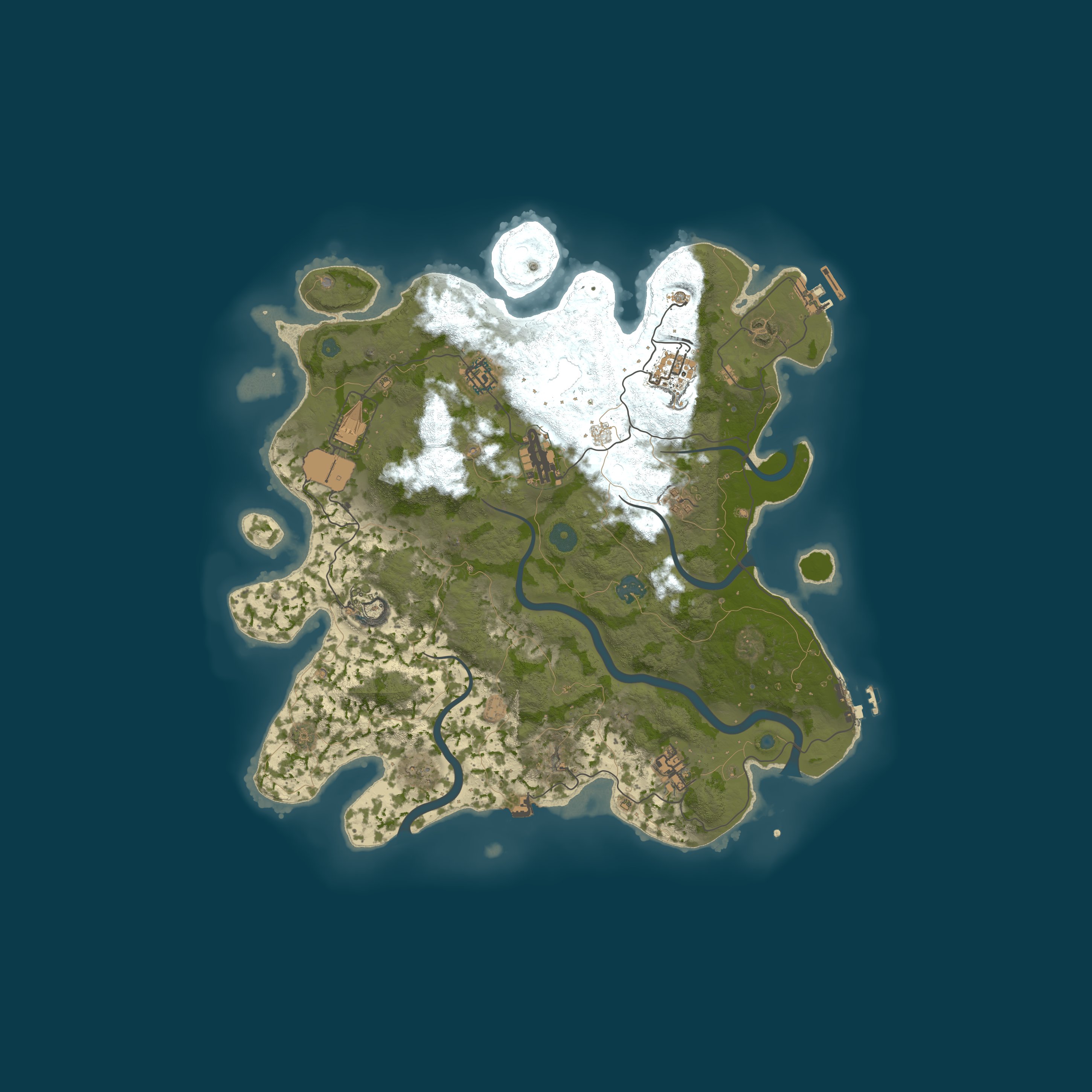 Map for Heavy Metal Rust PvE
