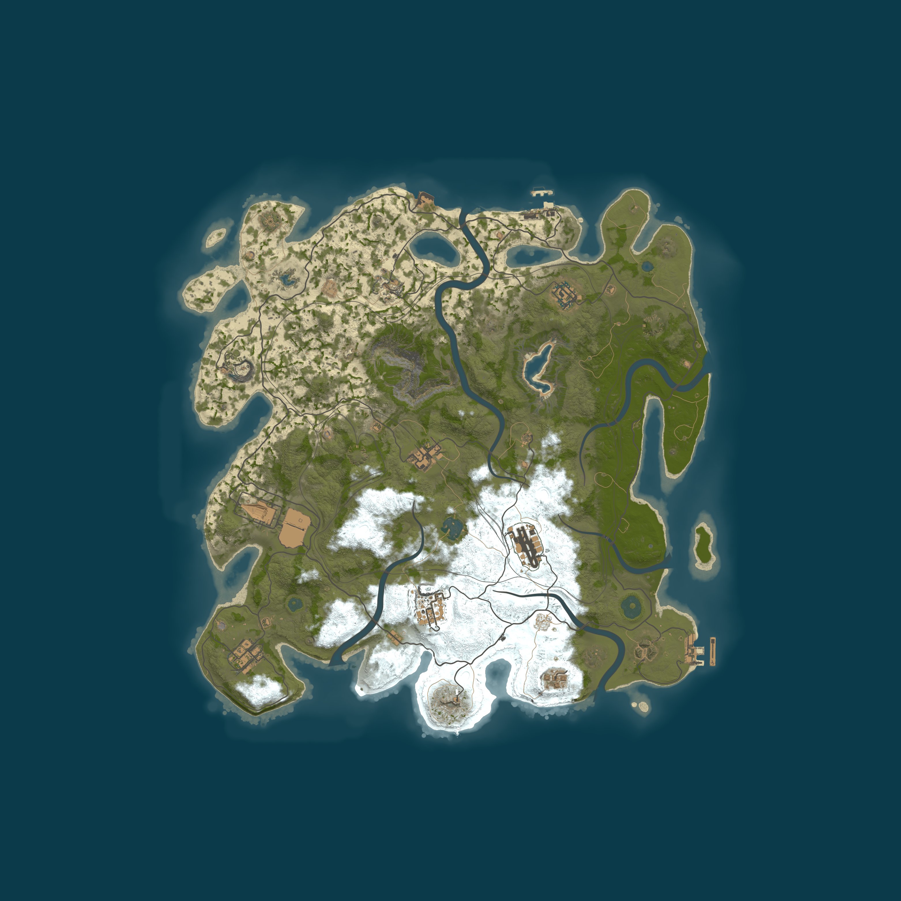 Map for 666 RUST /ДЛЯ НОВИЧКОВ /РОССИЯ 04.06