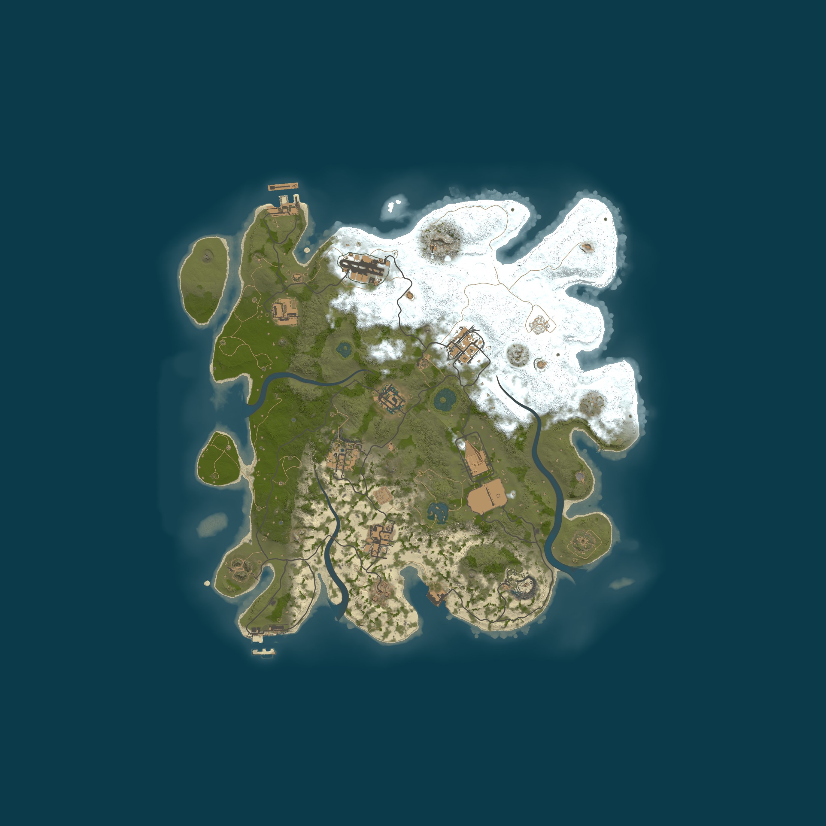 Map for LearnRust NA 2x | Solo/Duo