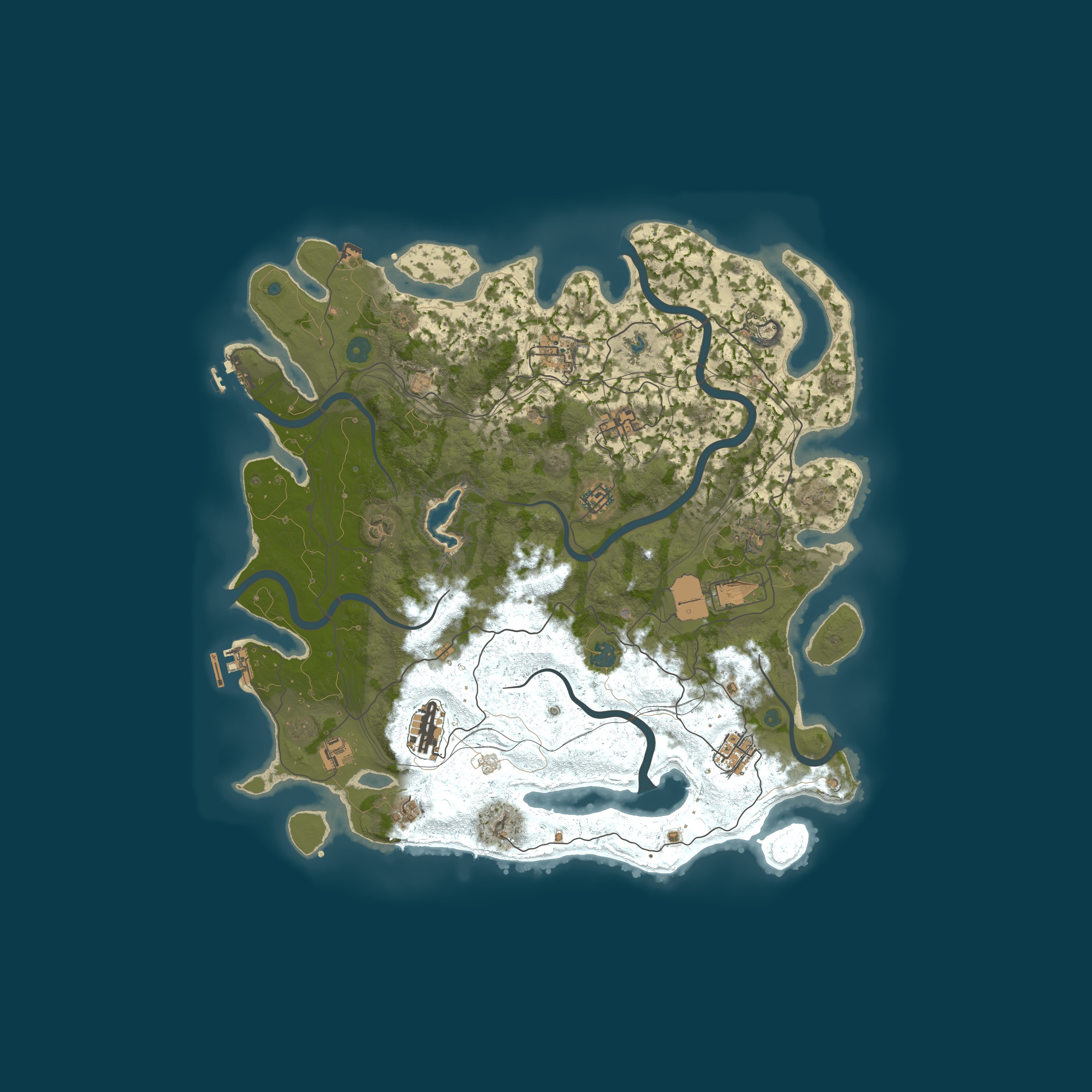 Map for WEREWOLF [ X5 |NOLIMIT|NoBPs|NoKD|LOOT+|ENVENT|TP|SKIN| ]