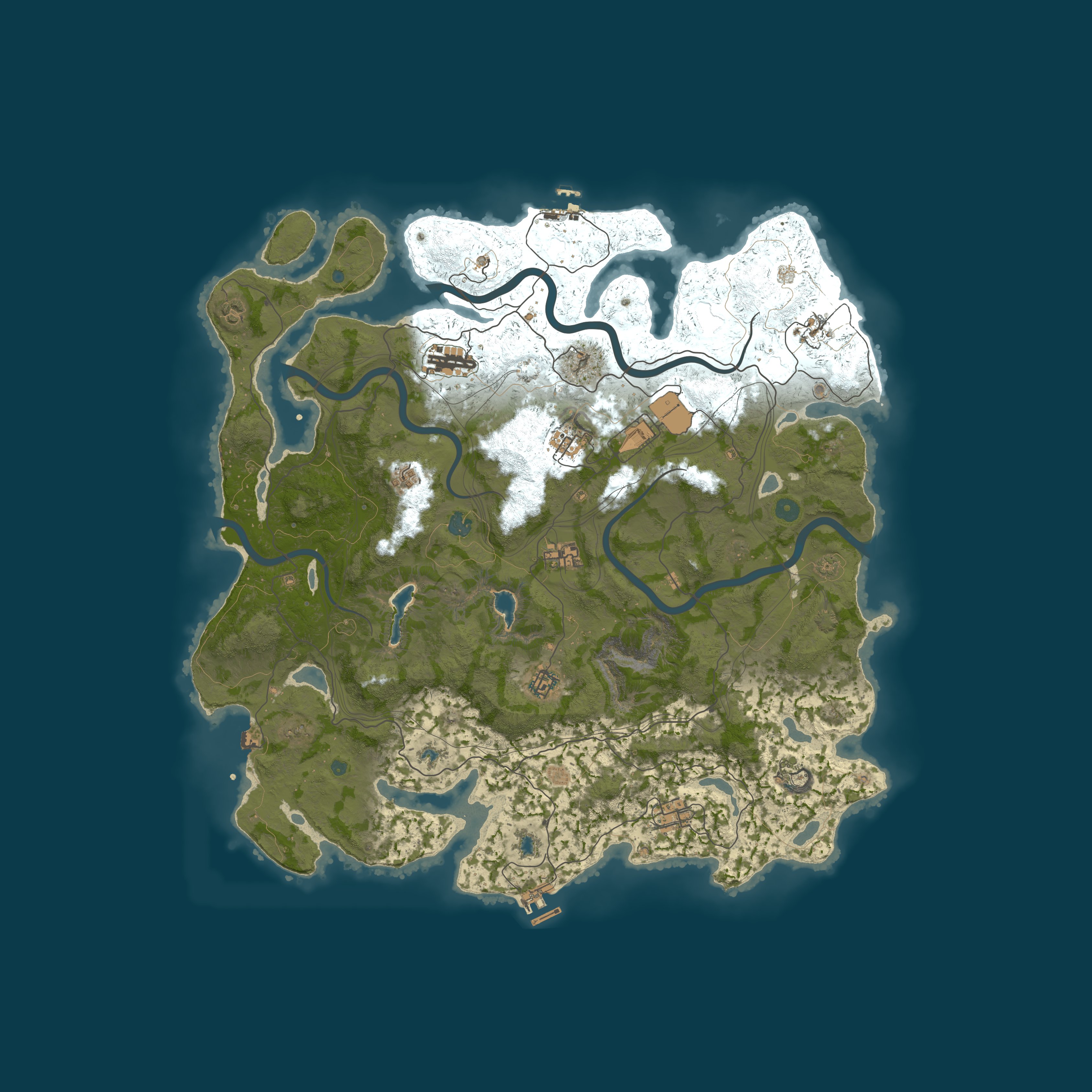 Map for Hurricane • 3% Upkeep • No Raiding • PvP Zones