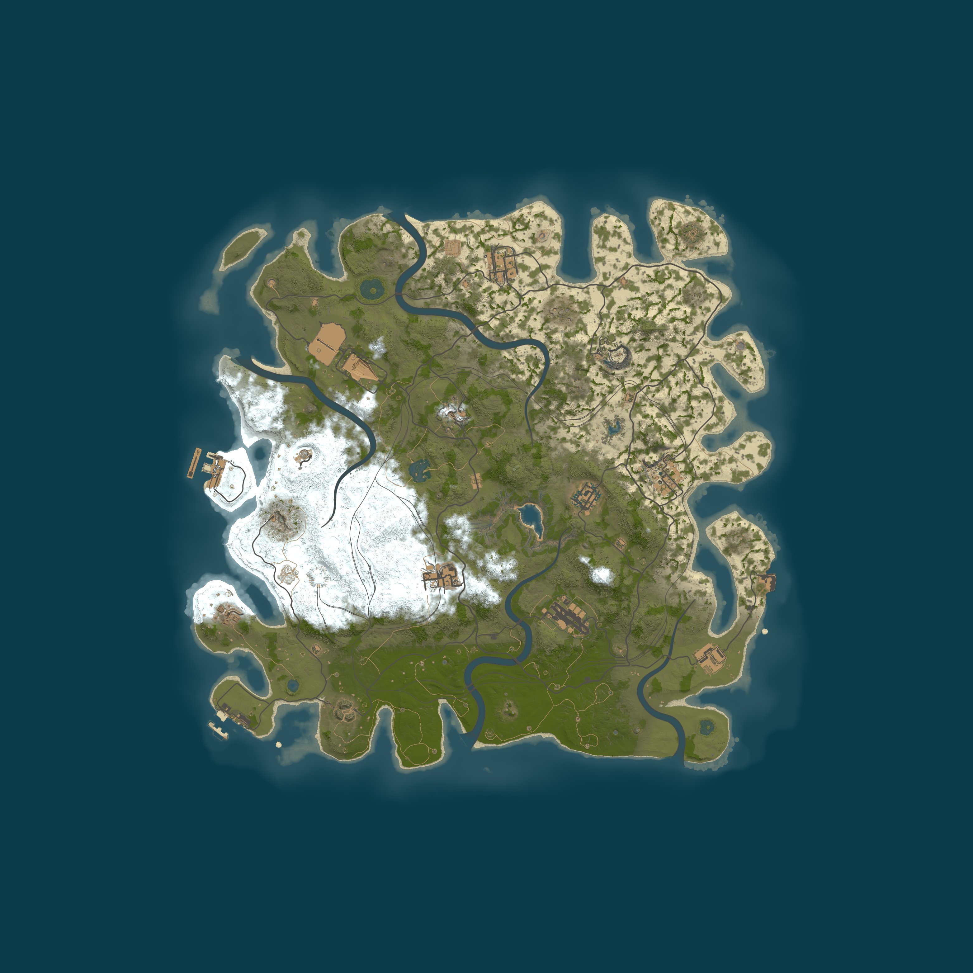 Map for Rusty Marauders - 3X - No Decay
