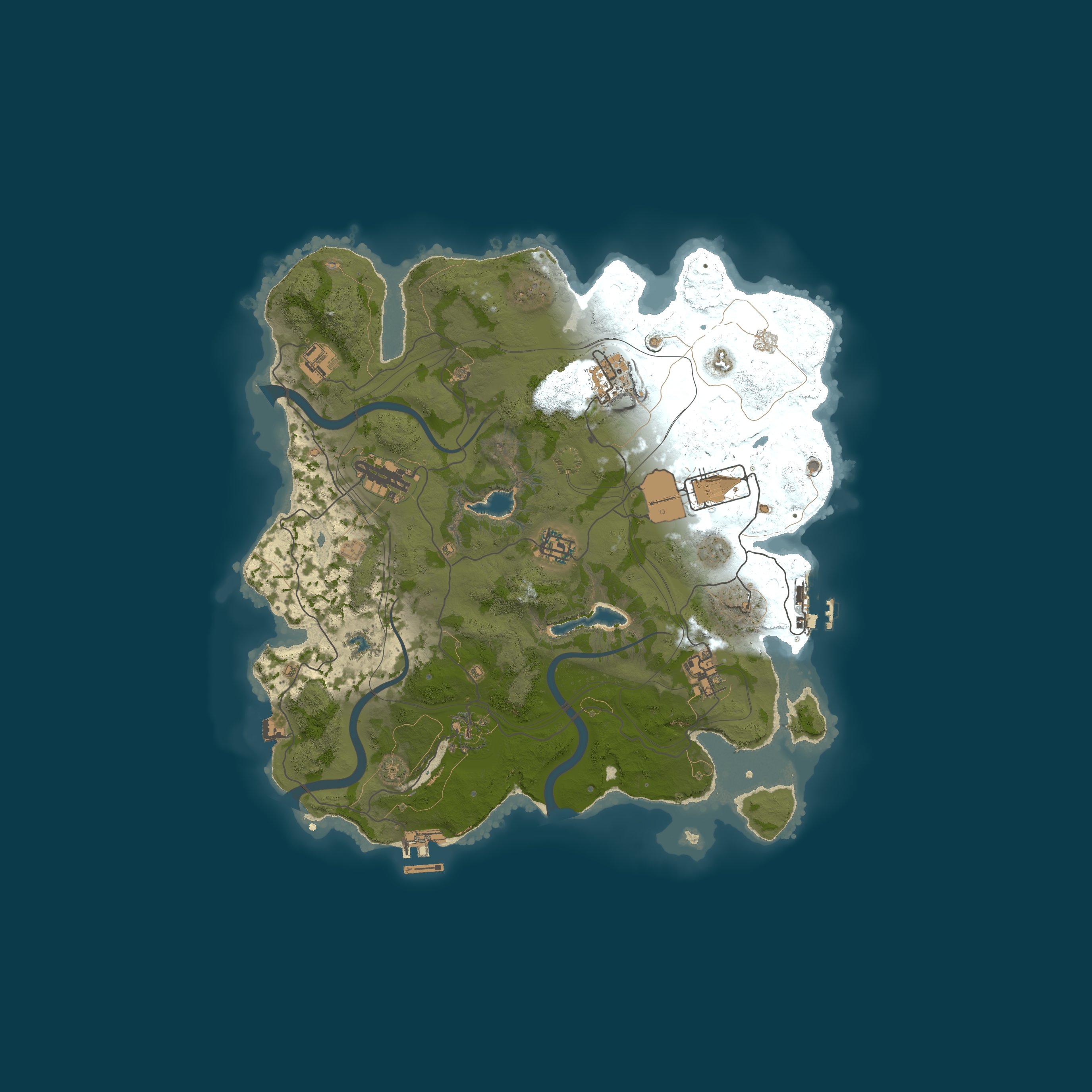 Rust map 3500/13825