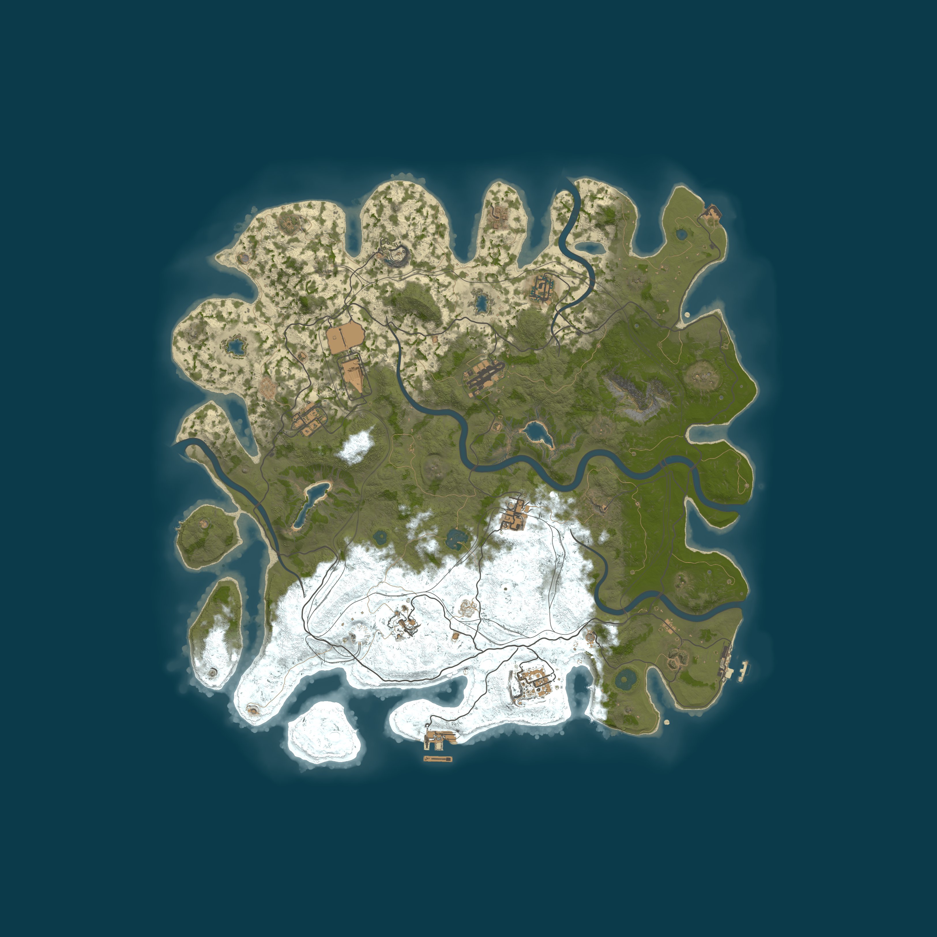 Map for Rust Server 50 Slot V2