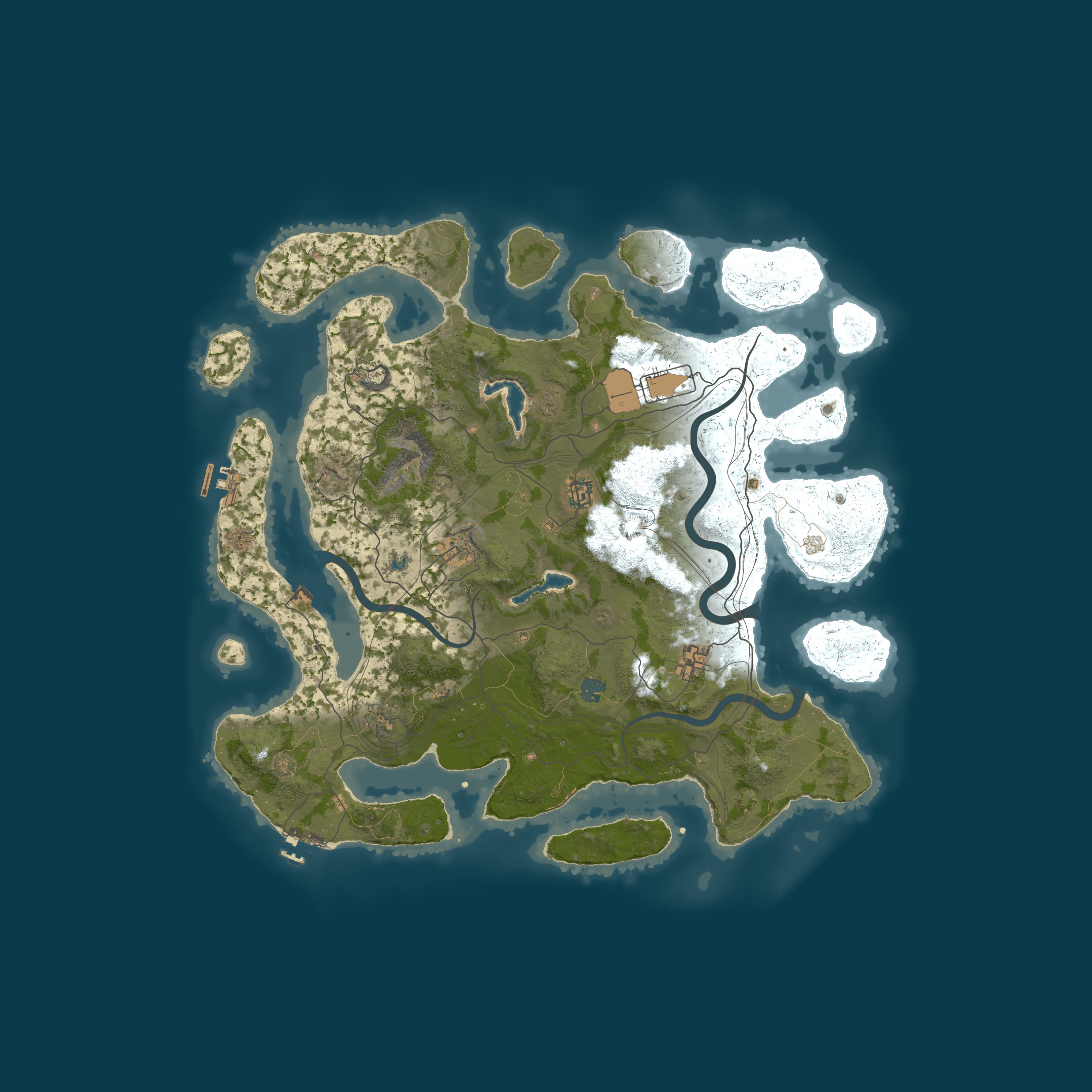 Карта сервера