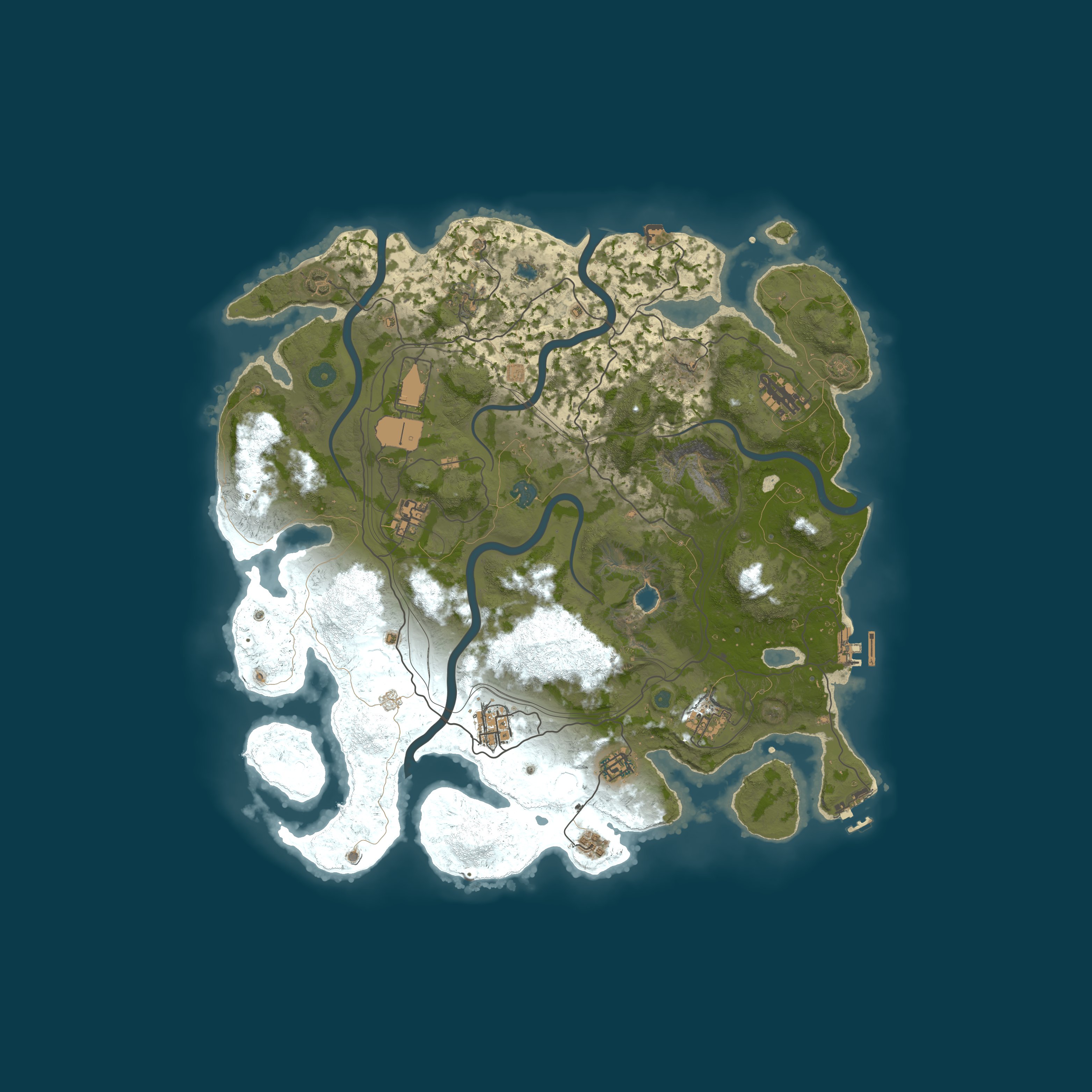 Map for Rust4Noobs | Solo/Duo | Vanilla Monthly | No BP Wipe