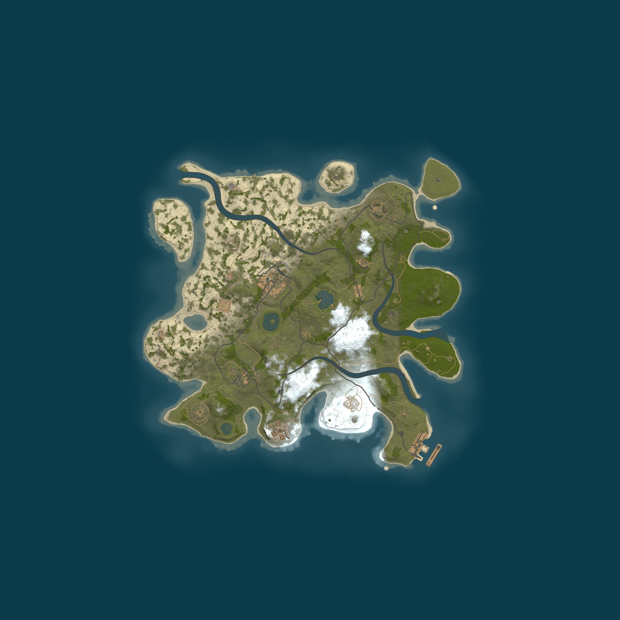 Map for Kruger Badlands