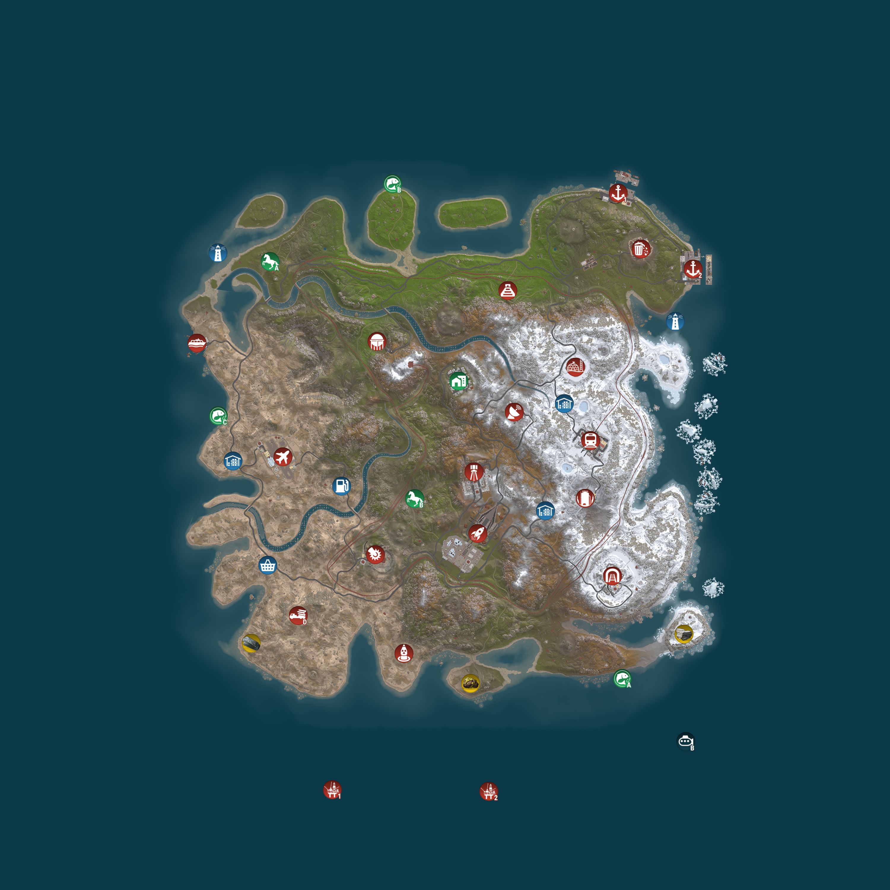 Map for Magic Rust #33 — Modded 2x (No limit) | Pyccкий