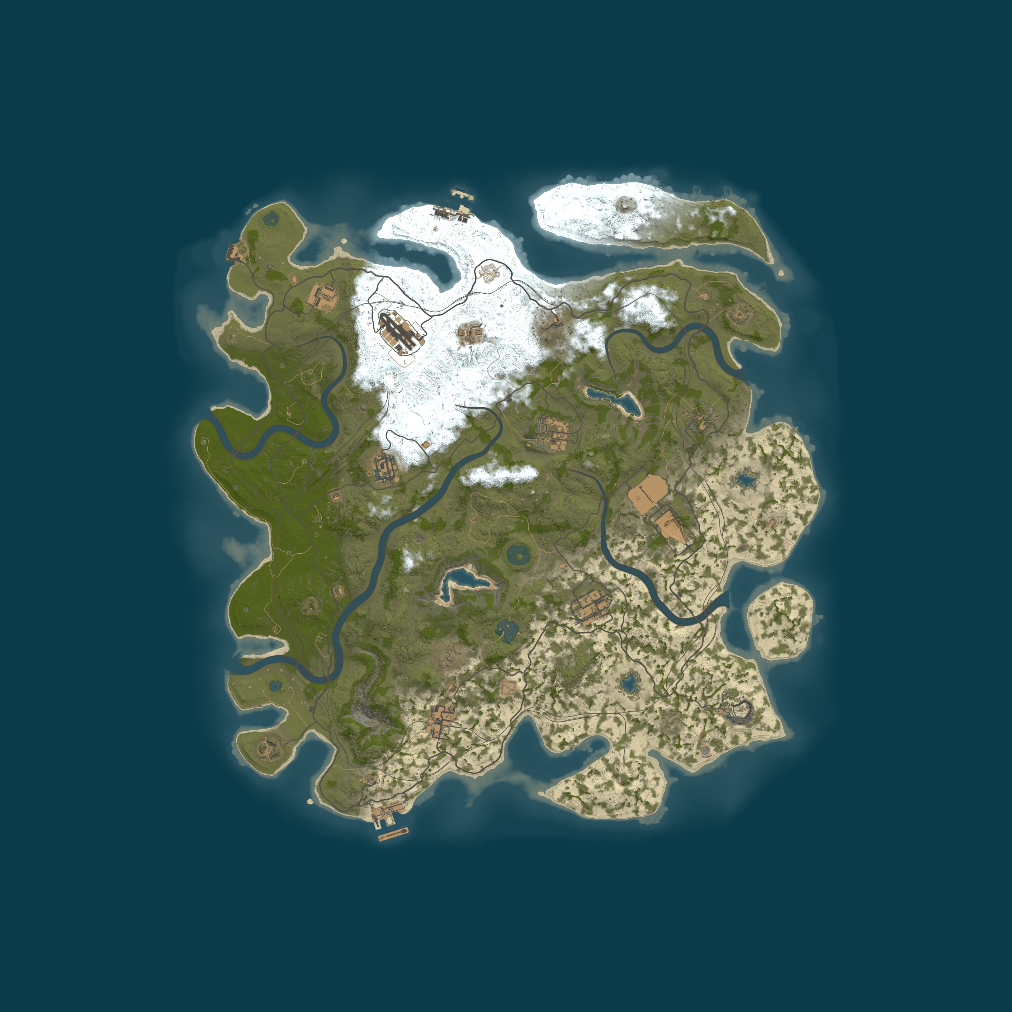 Map for  AUSSIE JIMS MONTHLY PVE NO RAIDING NO KILLING NO DECAY