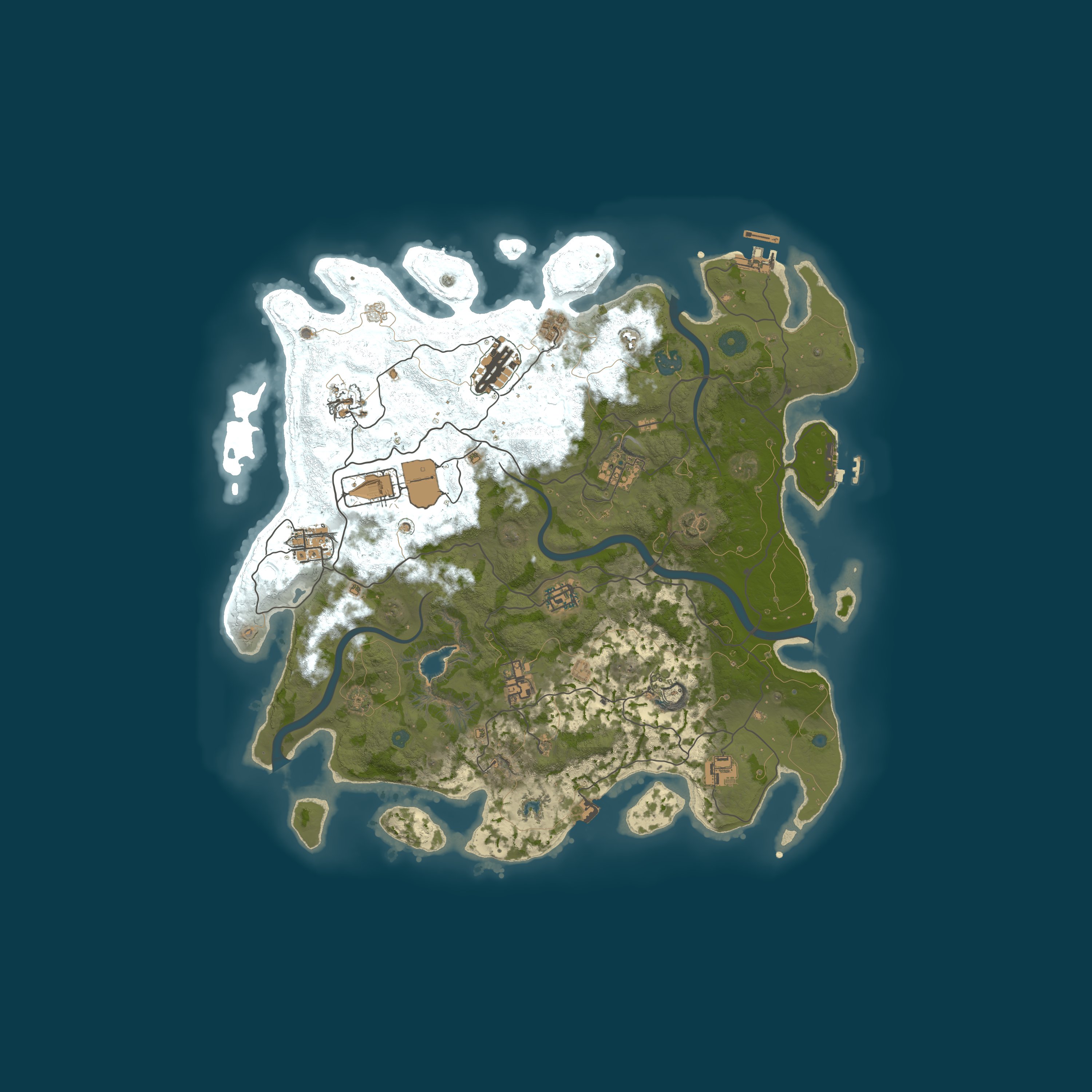 Procedural Map, size 4000, seed 68197
