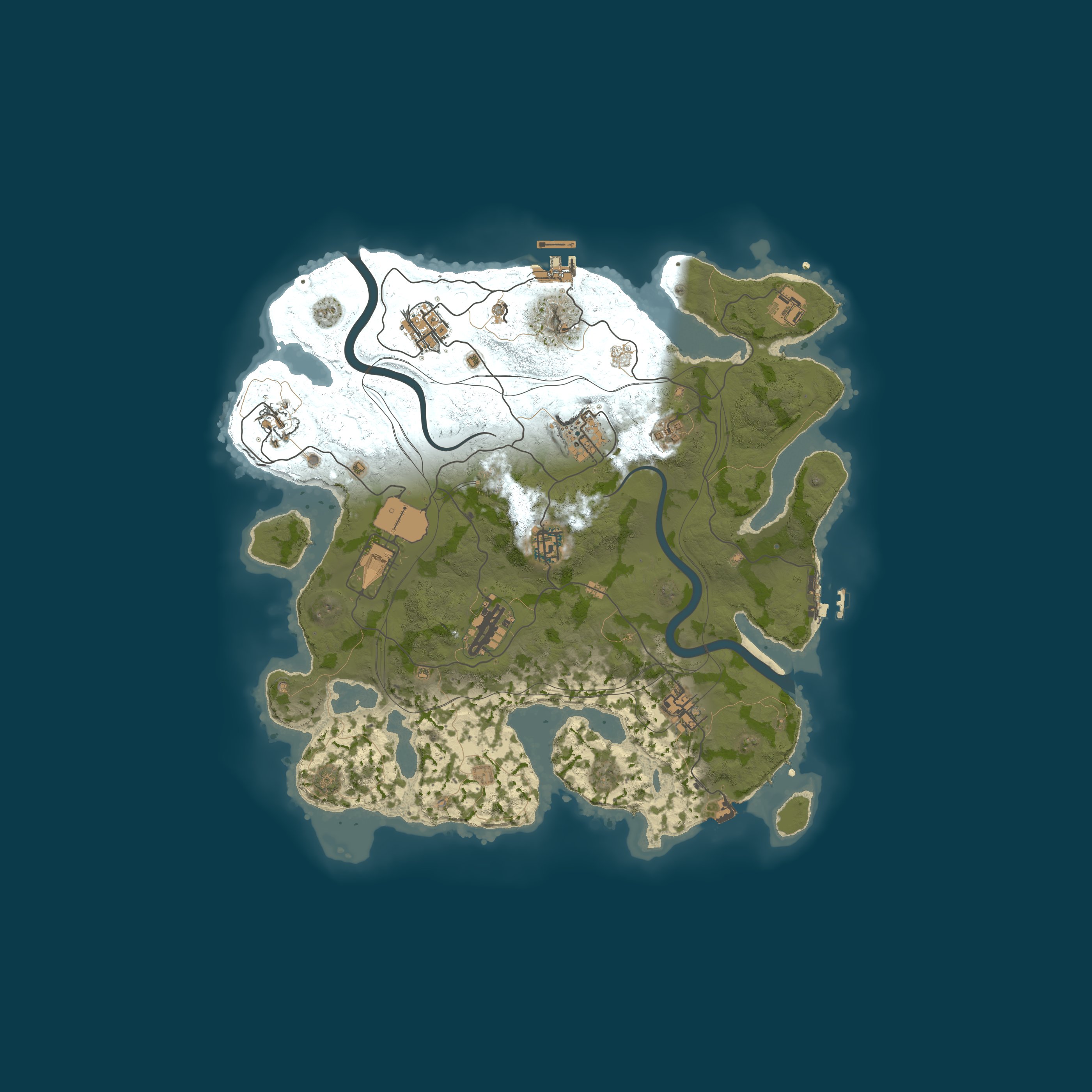 Rust map 3600/1337