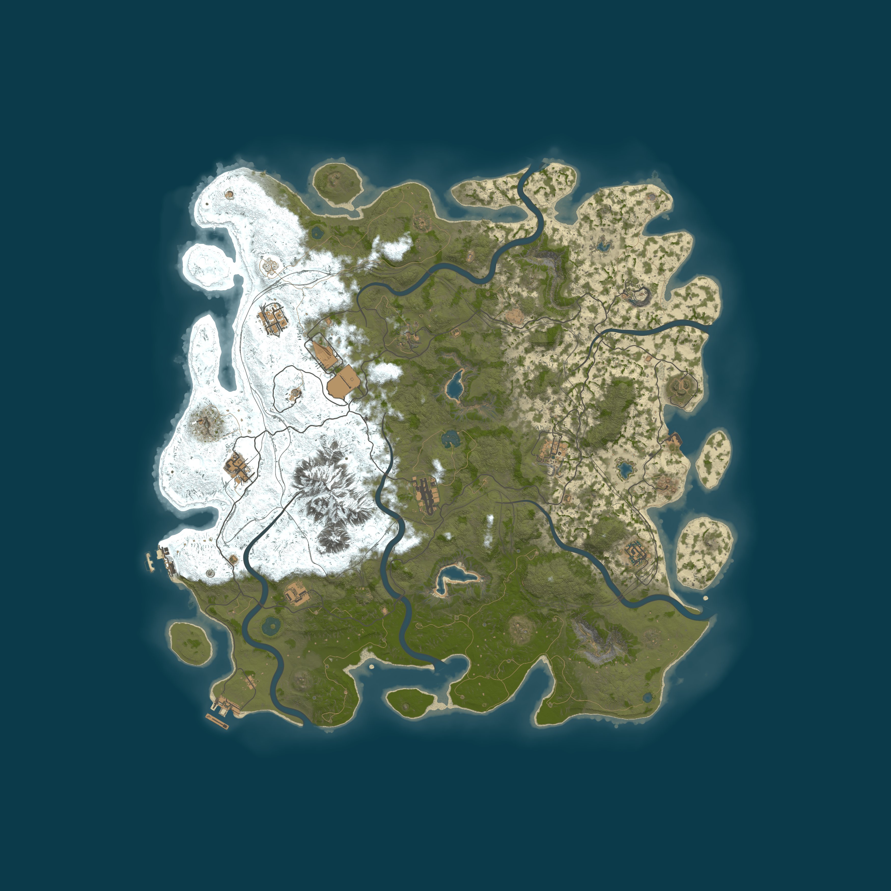 Map for [GER/EU]Titan Nation 2.0 PvE with PvP Zones|Beginnerfriendly|Sk