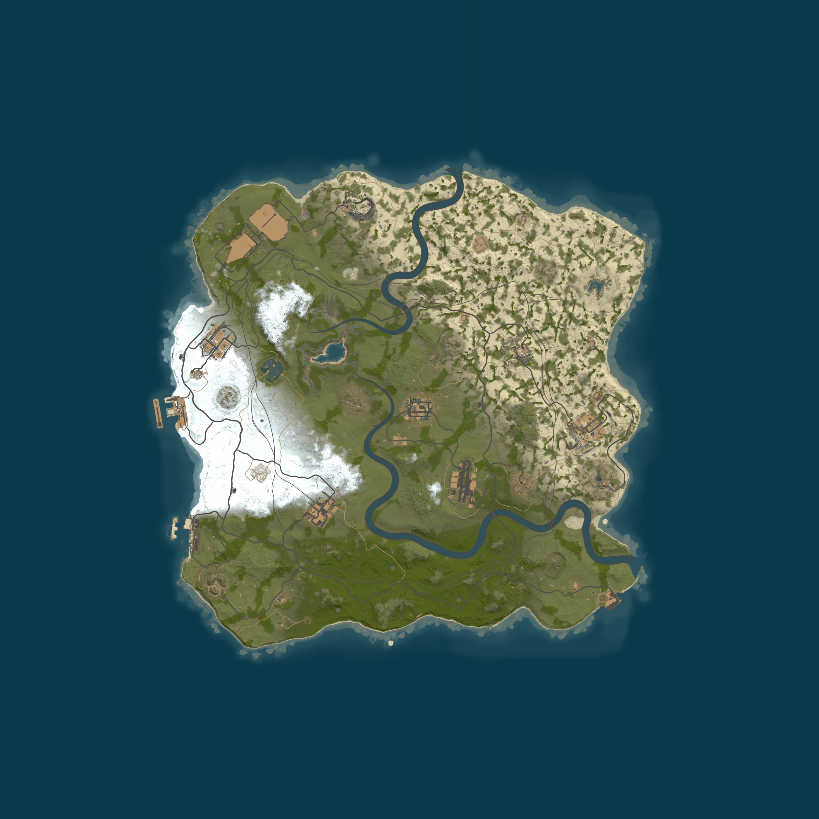 Map for XRUST.CO EU 5x MONTHLY Solo/Duo/Trio/Quad 5/3 5.3 TP|QuestShop