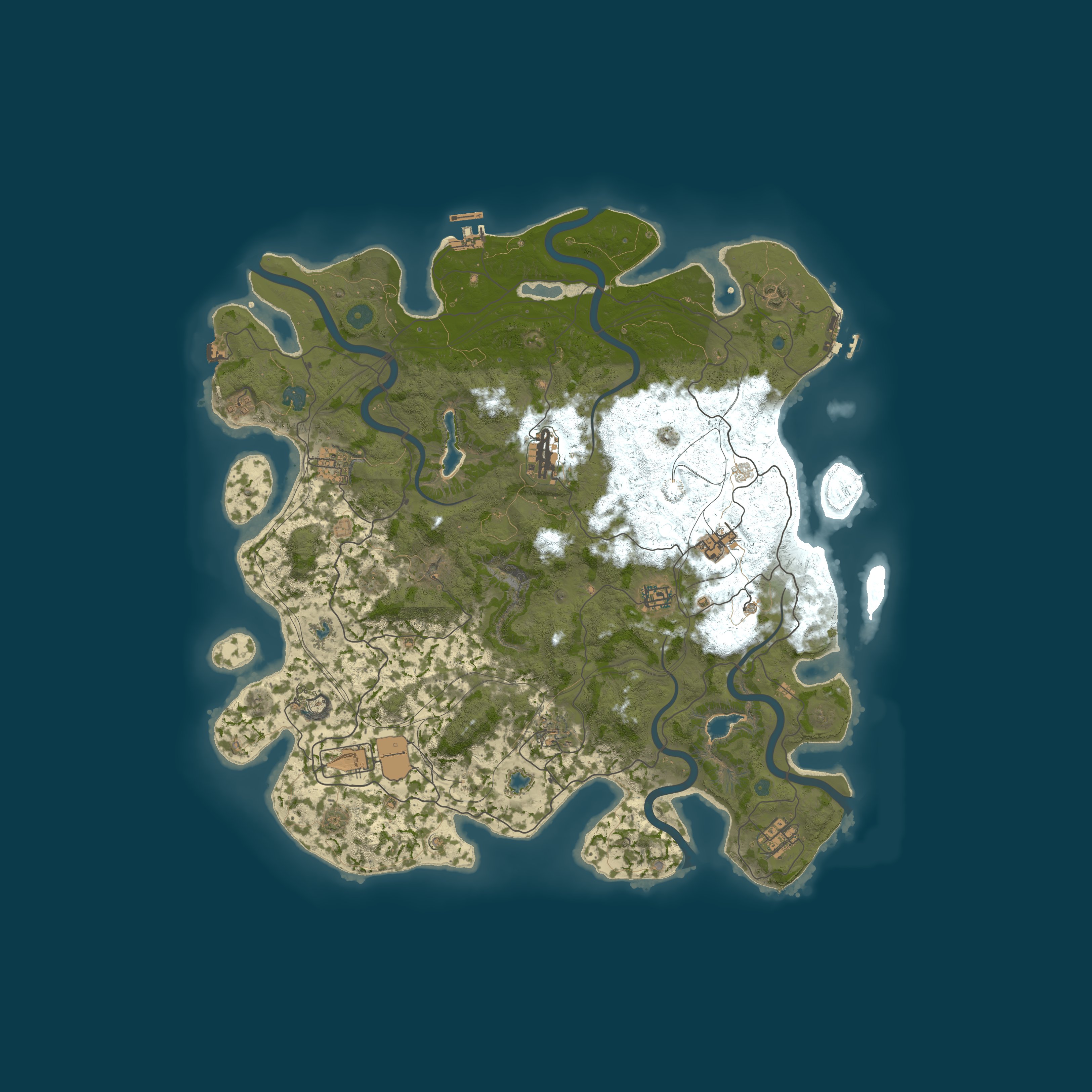 Map for Auzzie Misfits PVE/PVP