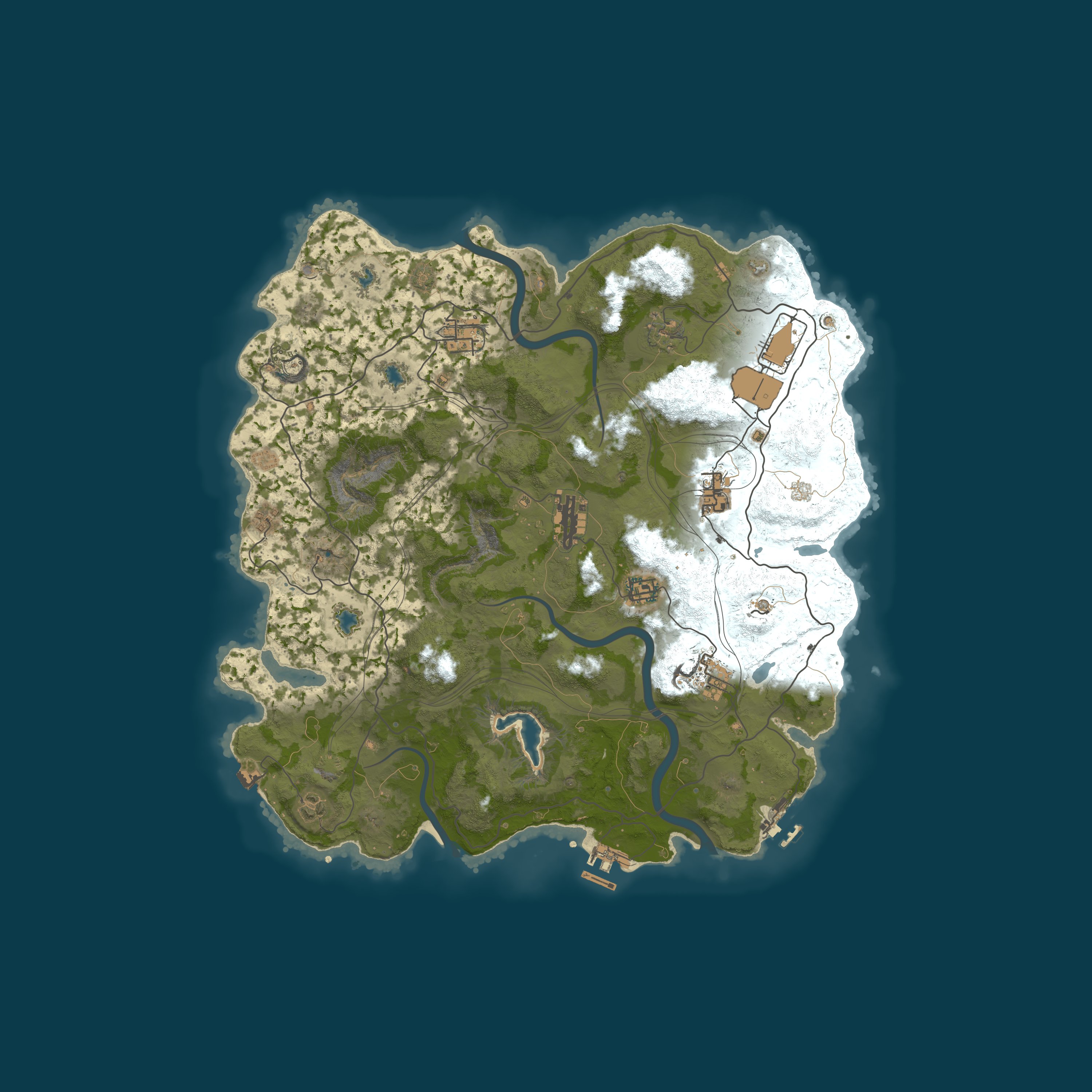 Map for Reddit.com/r/PlayRust - EU Monday