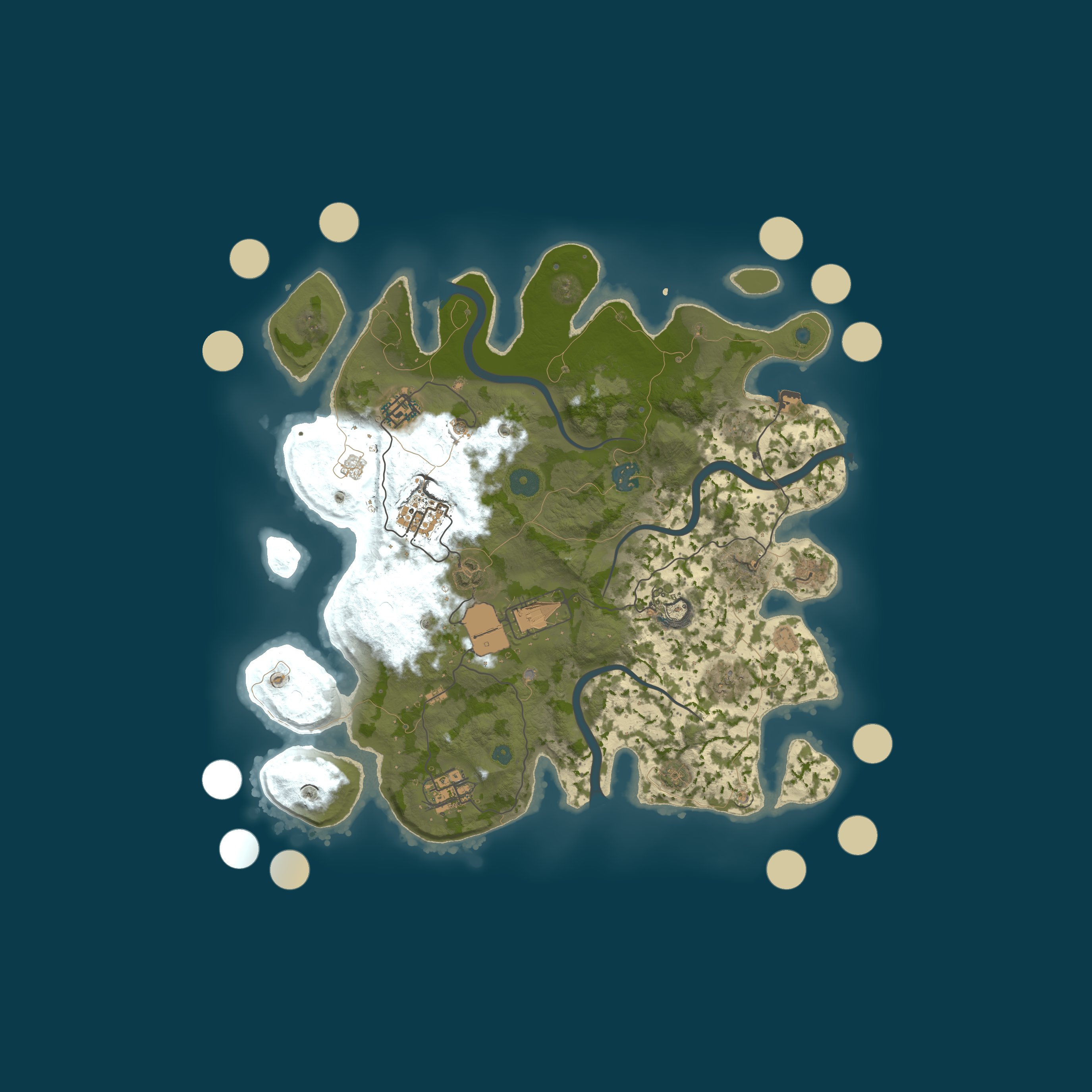 Map for [ESP] Refugio Iberico PVE | Wipe 2 Semanas | Rust Espana