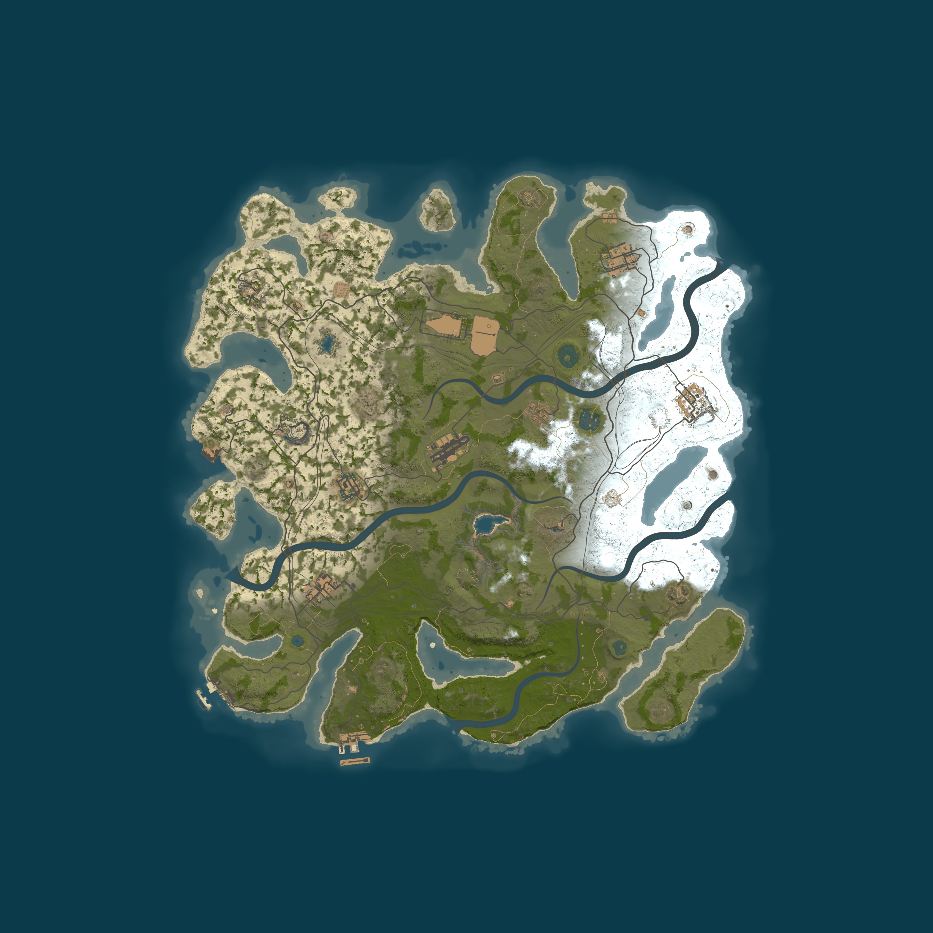 Map for РОССИЙСКИЙ x2 | GGRust #5 | Для нoвичкoв 2x