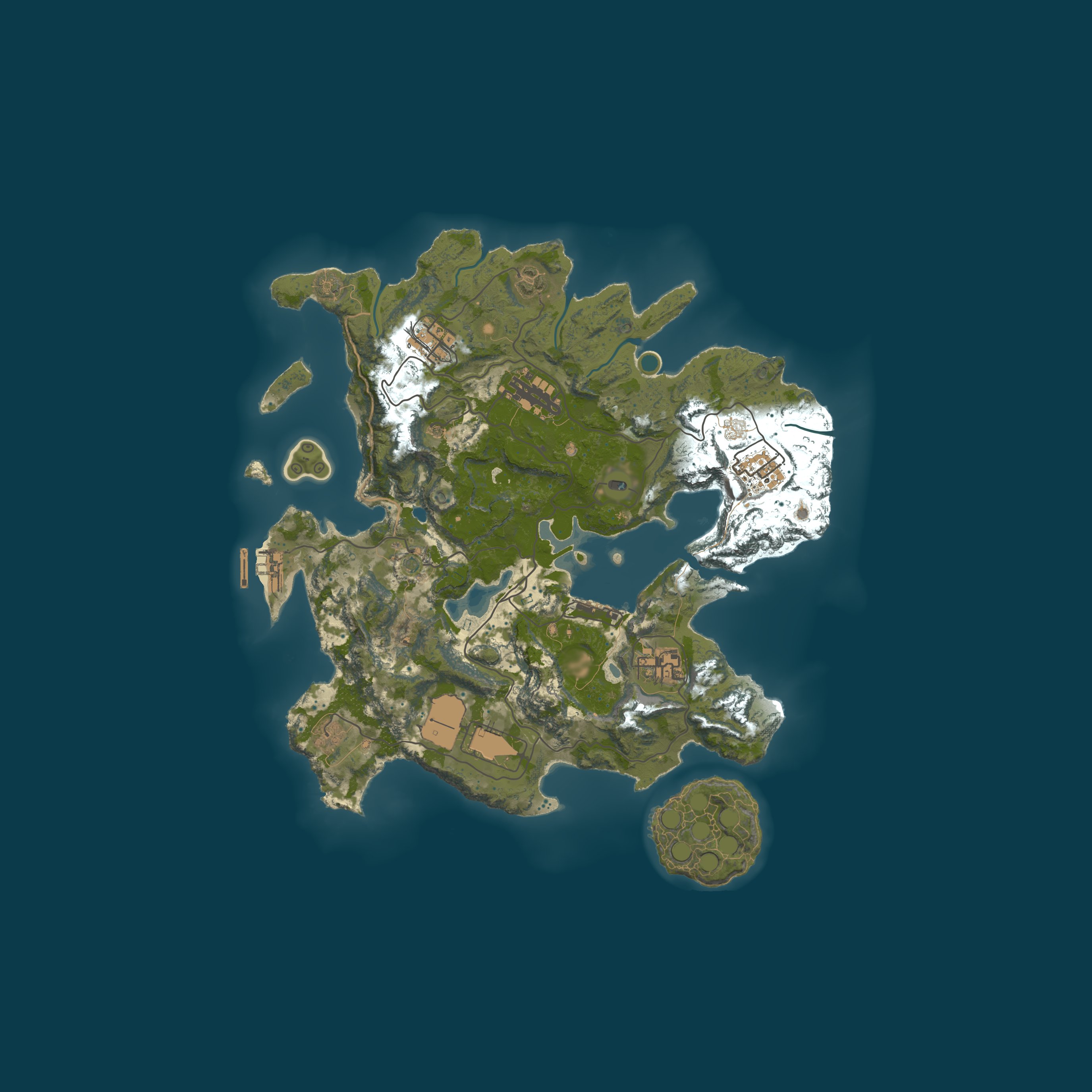 Map for US| Papis Paradise 3x PVE/PVP Zombies | Skill Tree| Raid Bases|