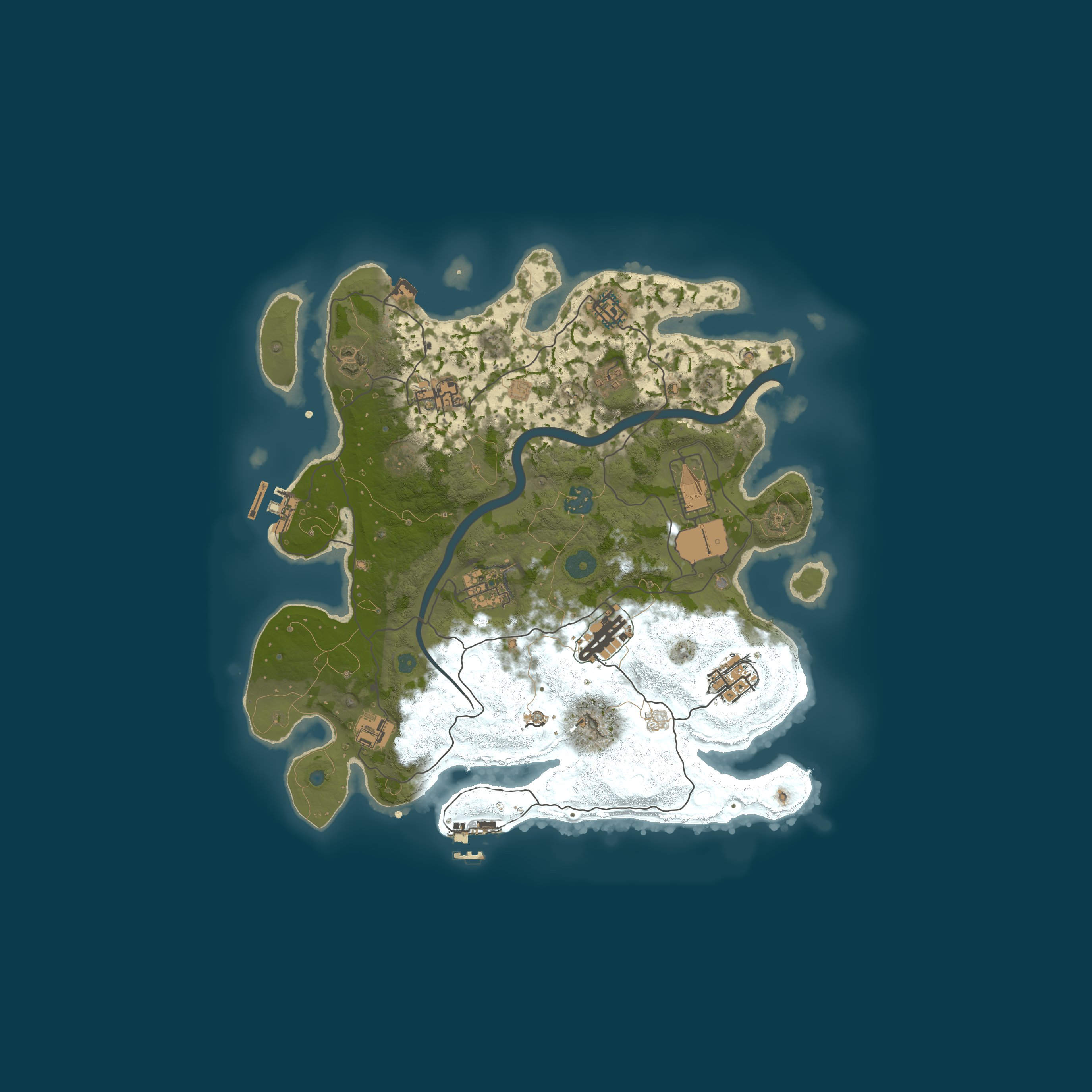 Map for SCAVENGERSHAVEN.NET 3x [Loot+|MyMini|Shop|Kits]