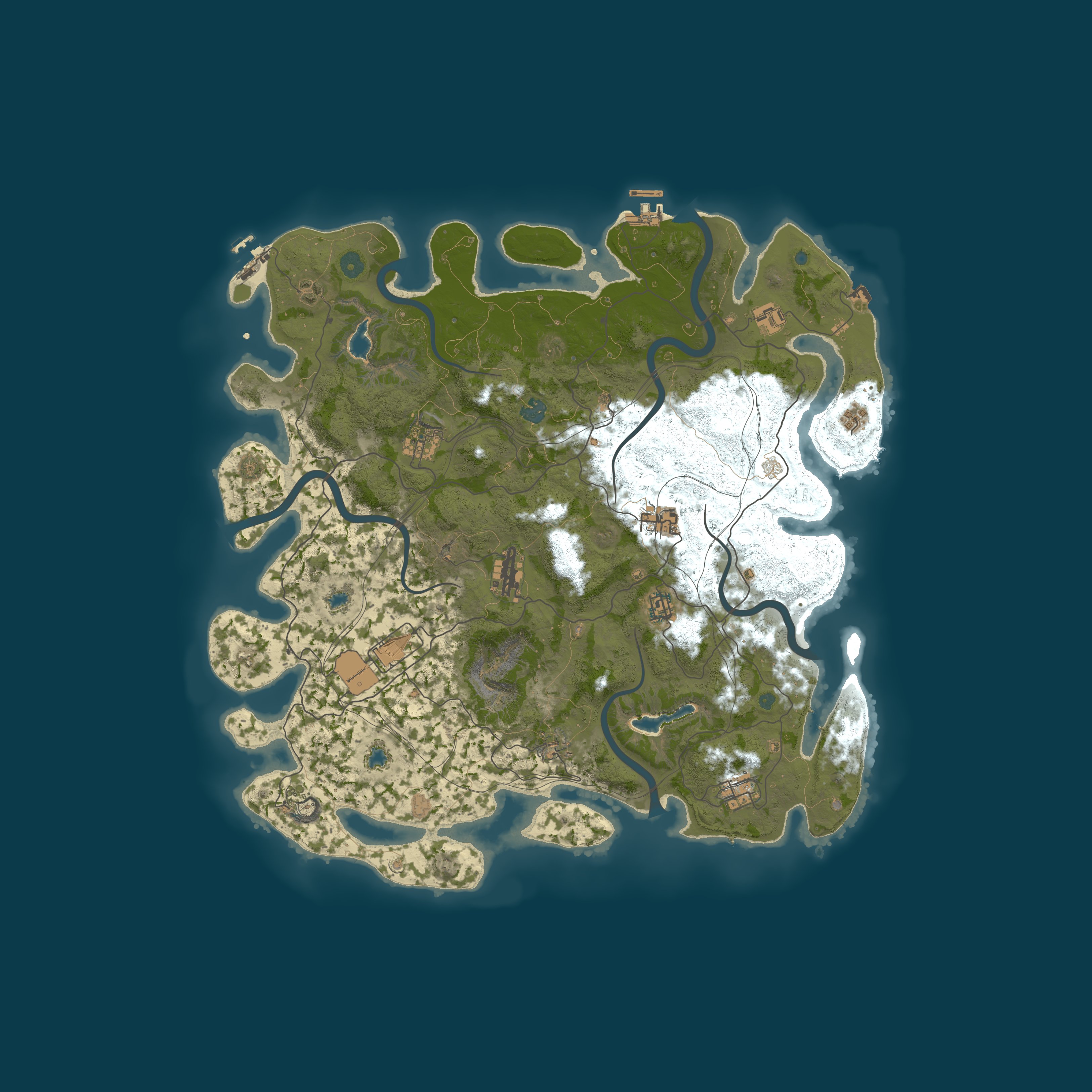 Map for Bastion PvE [Modded,Events,RaidBase,PvPzone]