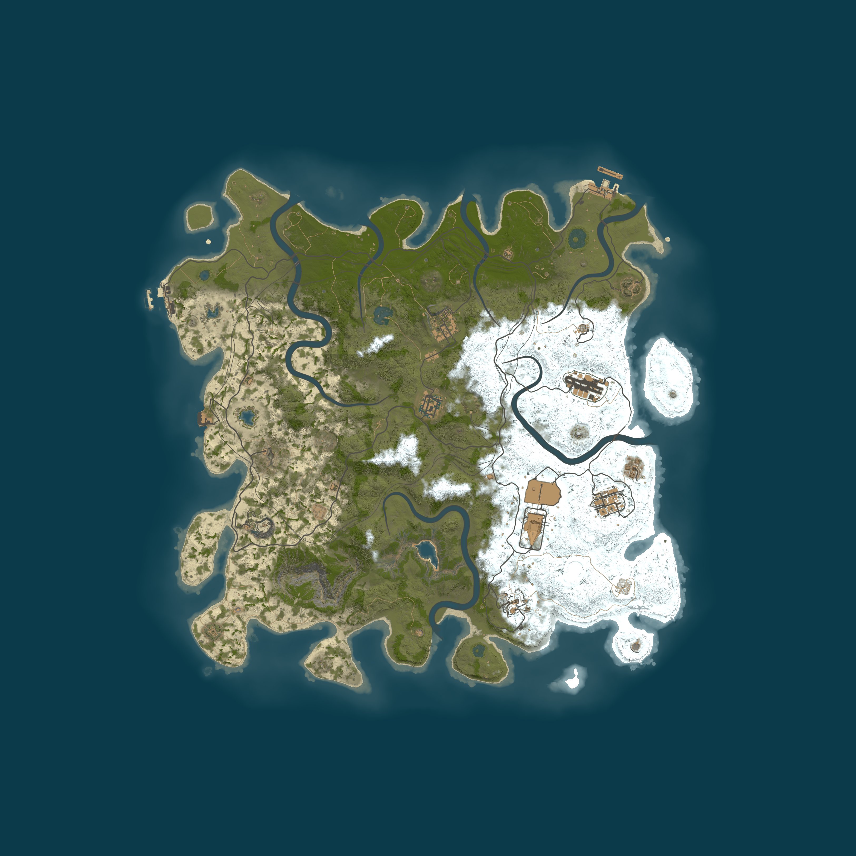 Map for ДНР:SURViVAL PVE\PVPinRT x1+x50 skill system