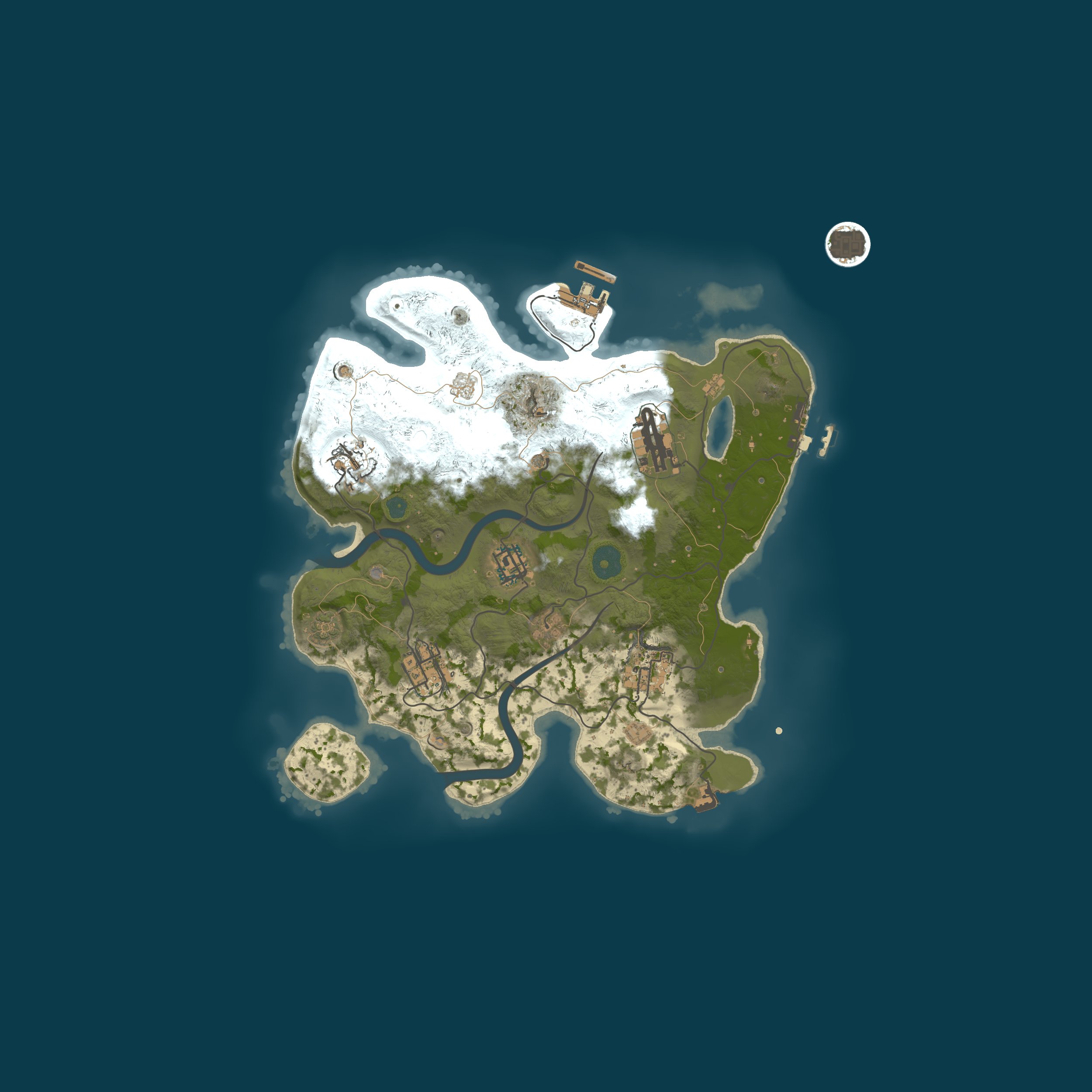 Map for EU RustChimera 5X|Solo/Duo/Trio|Mini|SHOP|KIT|Trade|Tp|Monthly