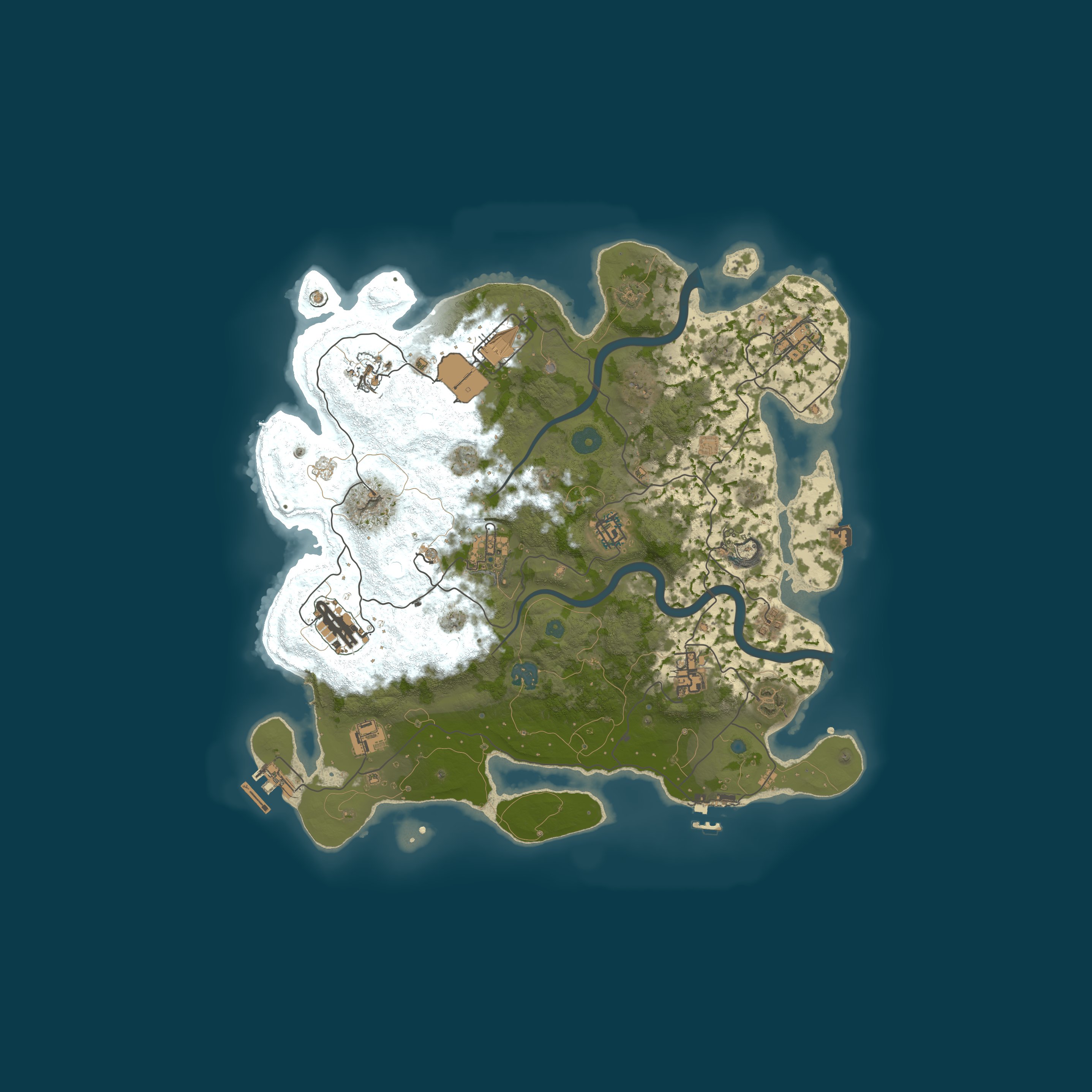 Procedural Map, size 3750, seed 563451539