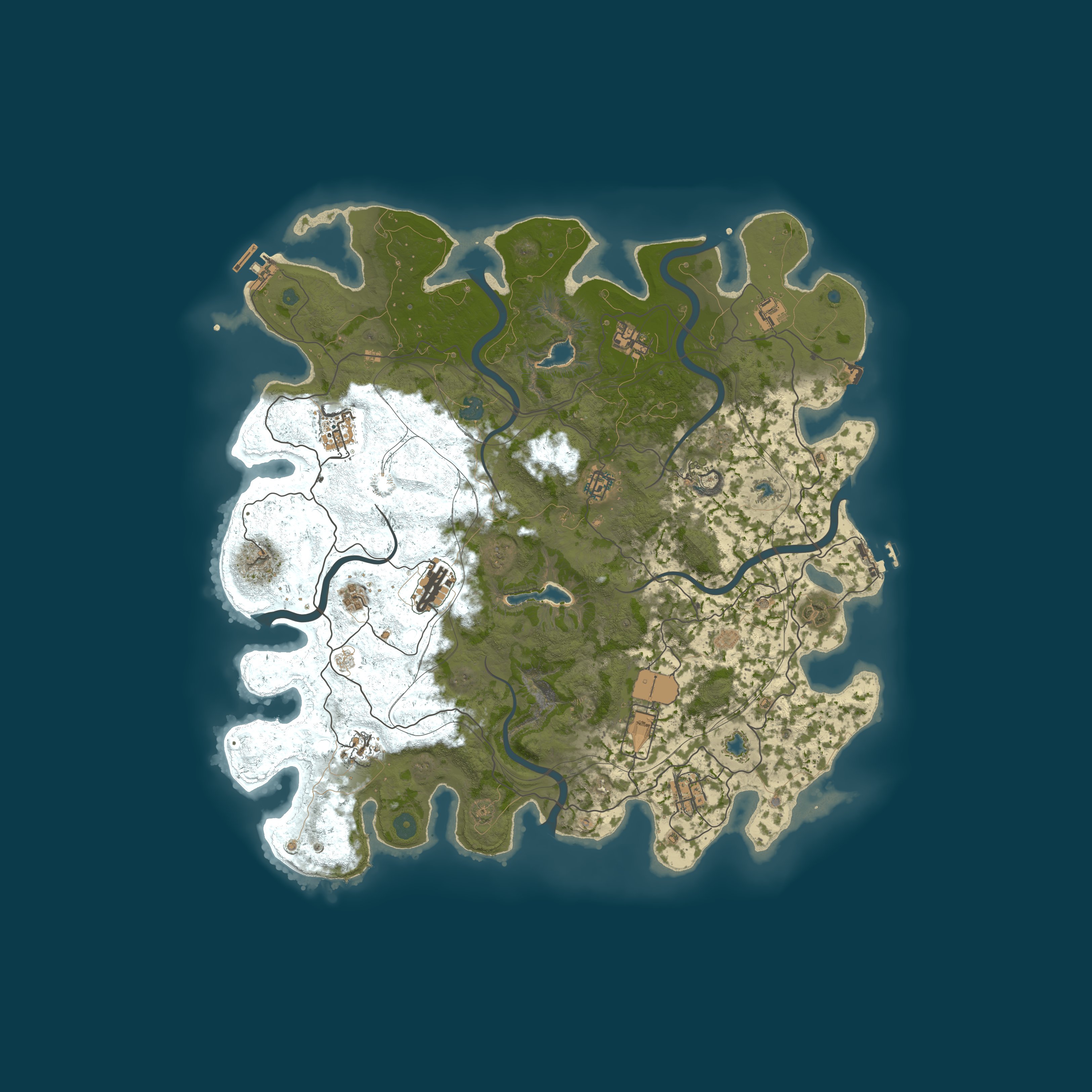 Map for Good Vibes Only PVE|Kits|Skinbox|SkillTree|Events|Beginner Frie