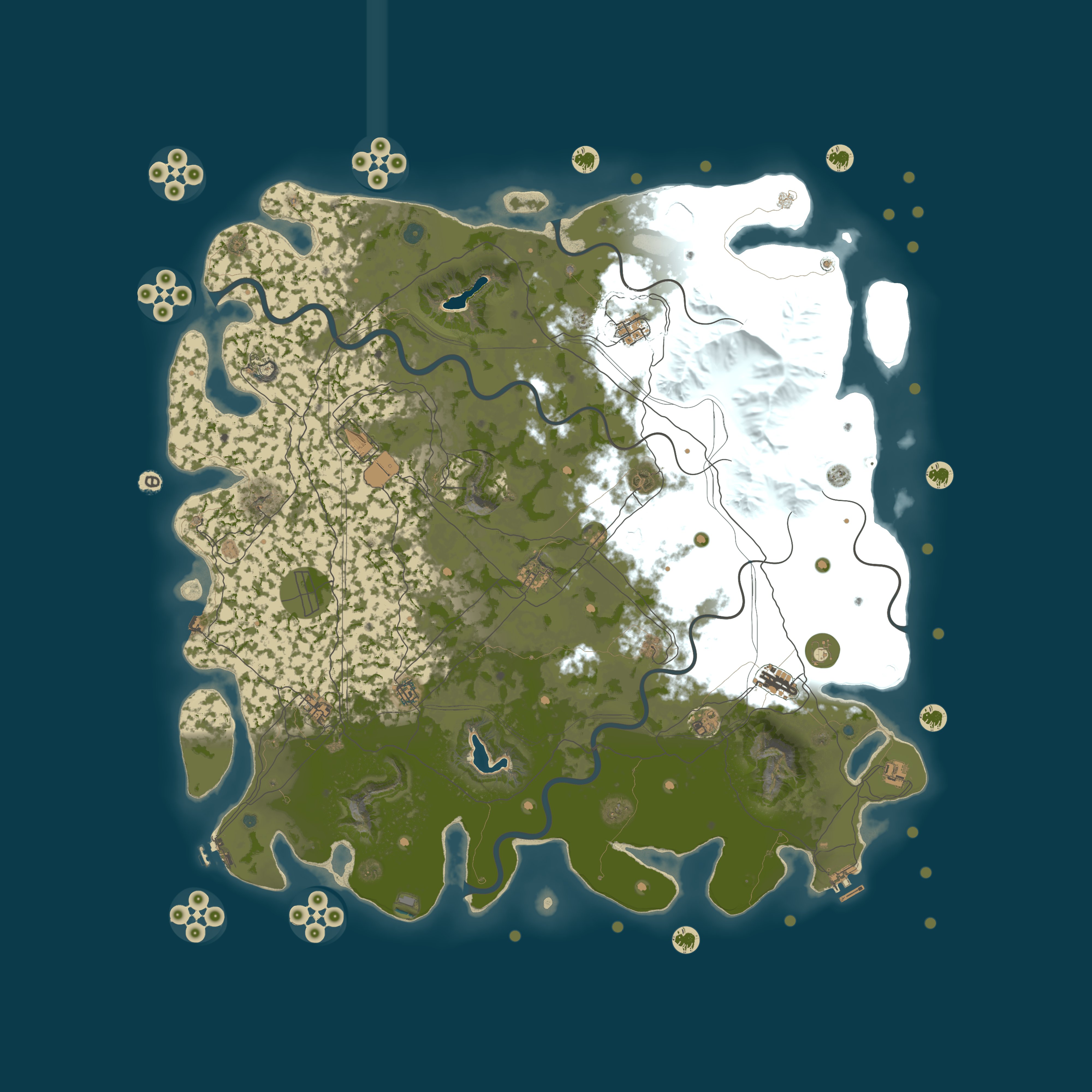 Map for Tims Place PVE Test Server
