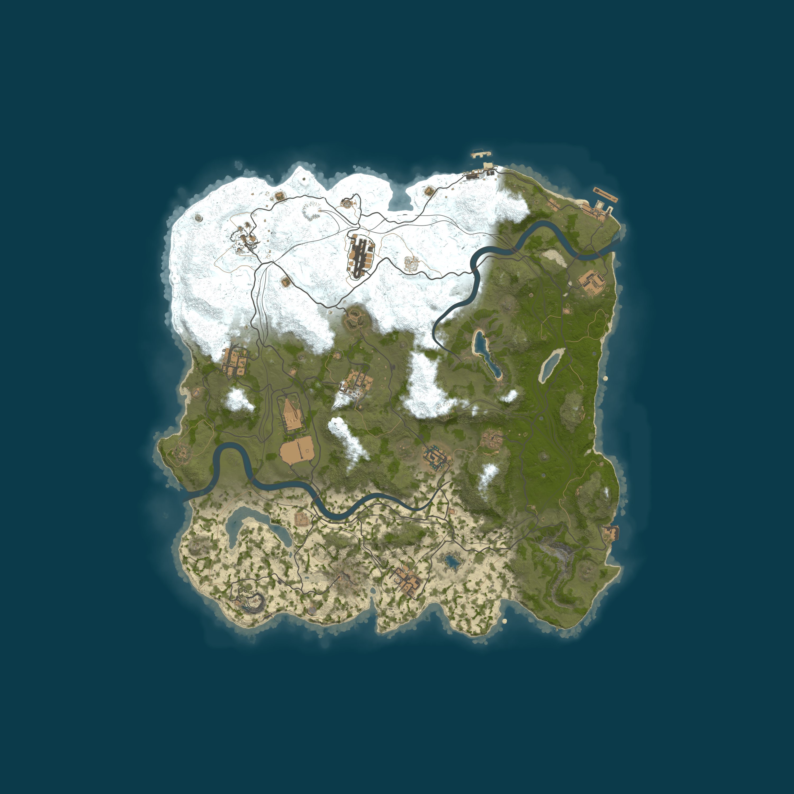 Rusticated Generated Maps