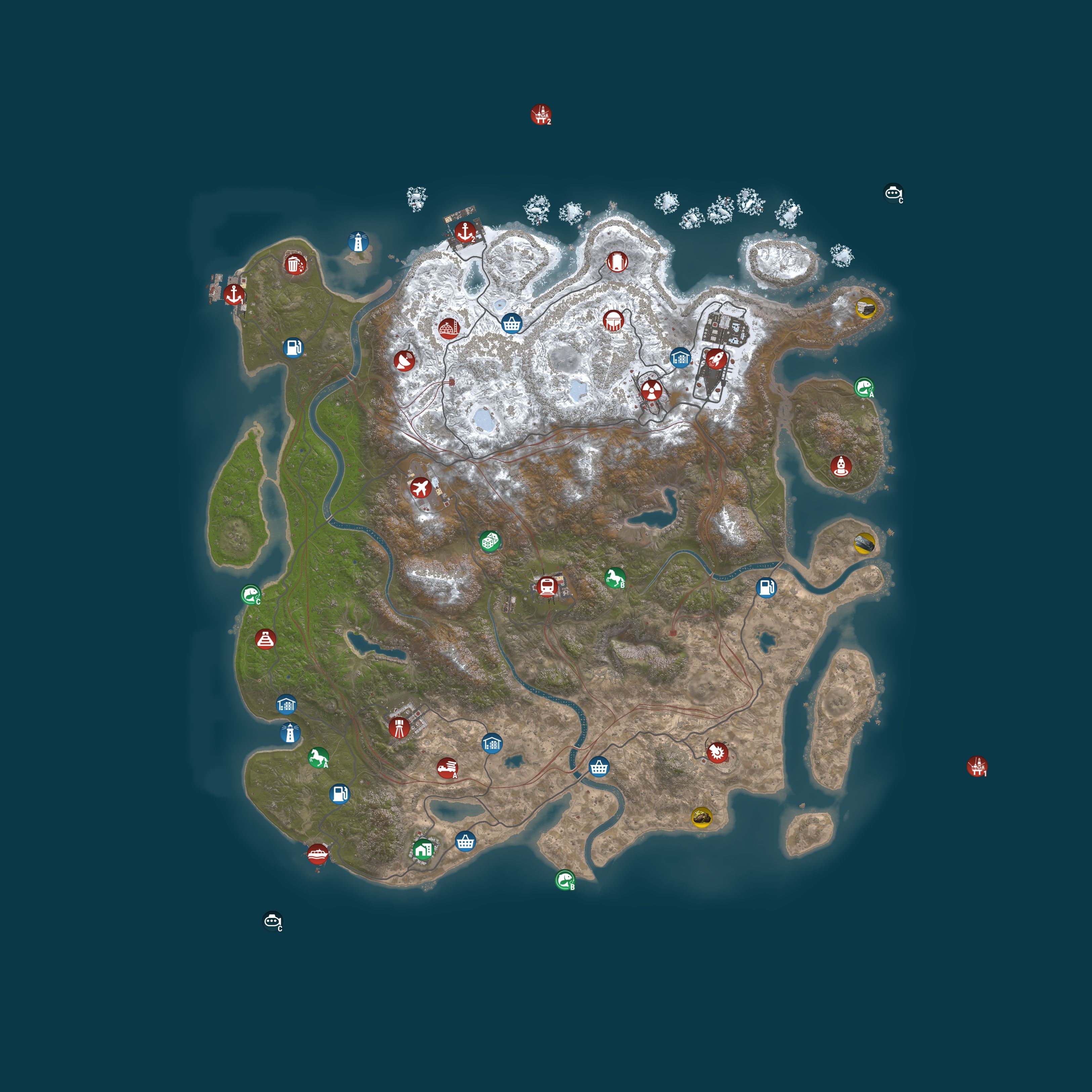 Map for Magic Rust #25 — Casual 2x | EU East