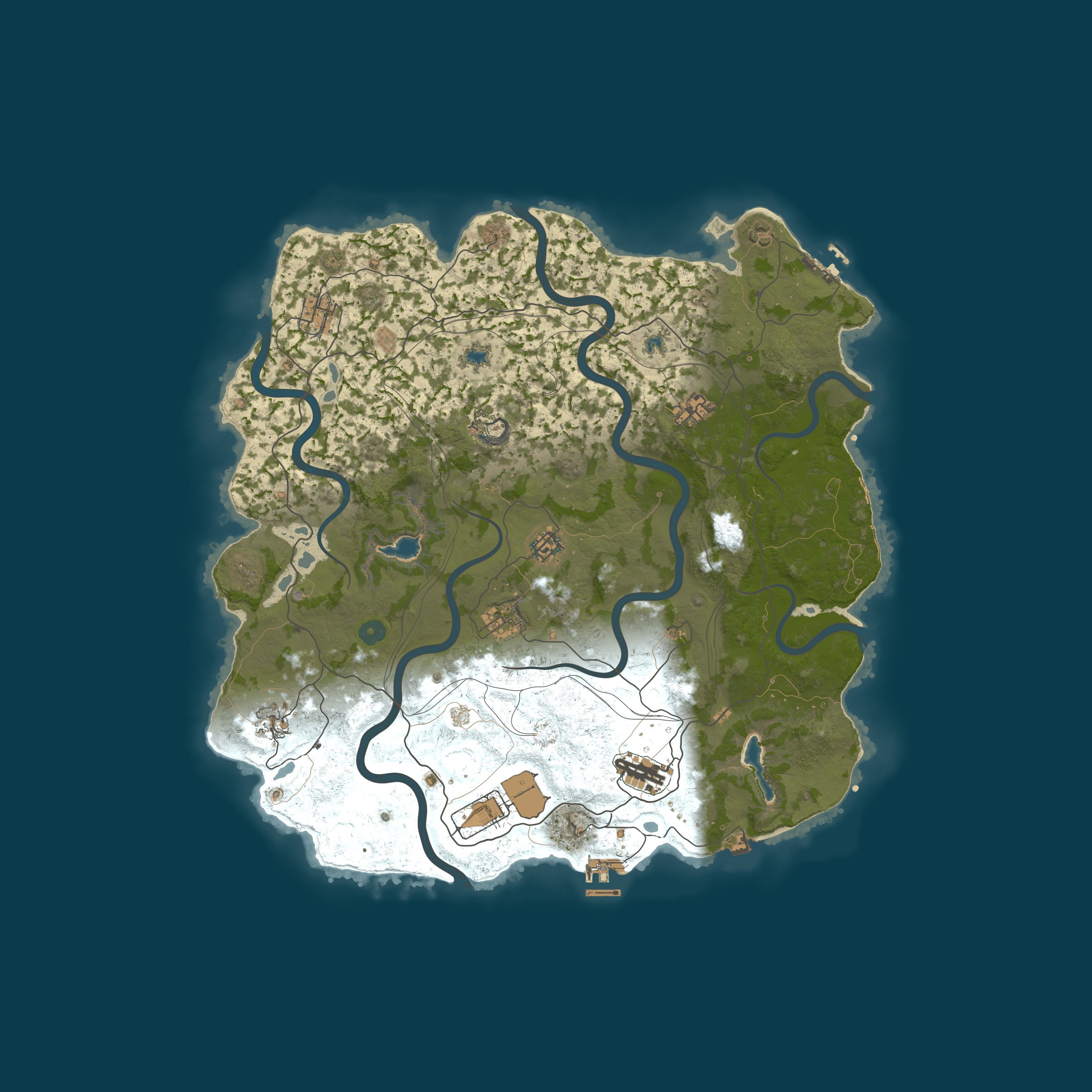 Map for [US] Rust in Peace - 2x Vanilla Fridays | Shared BPs | Max 8