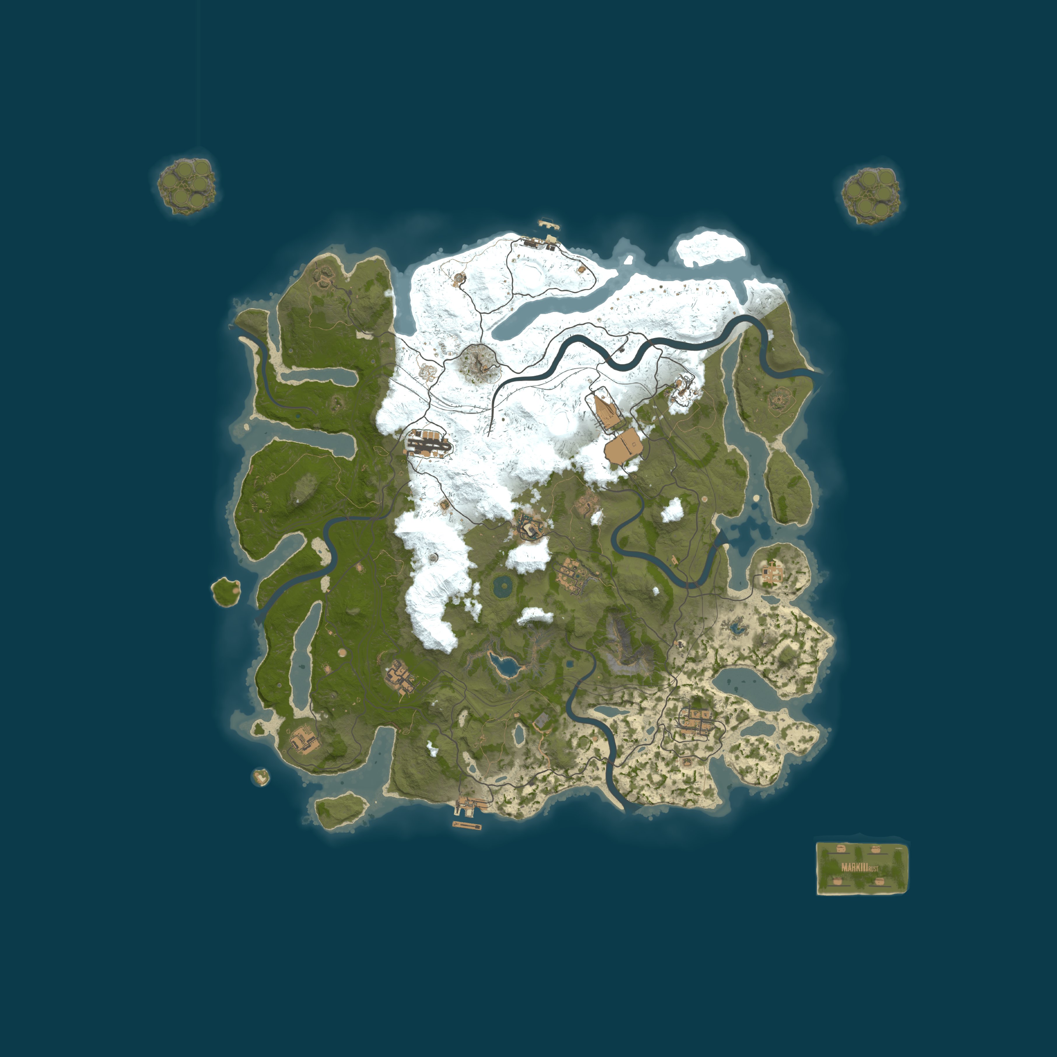 Rust map 5250/1337
