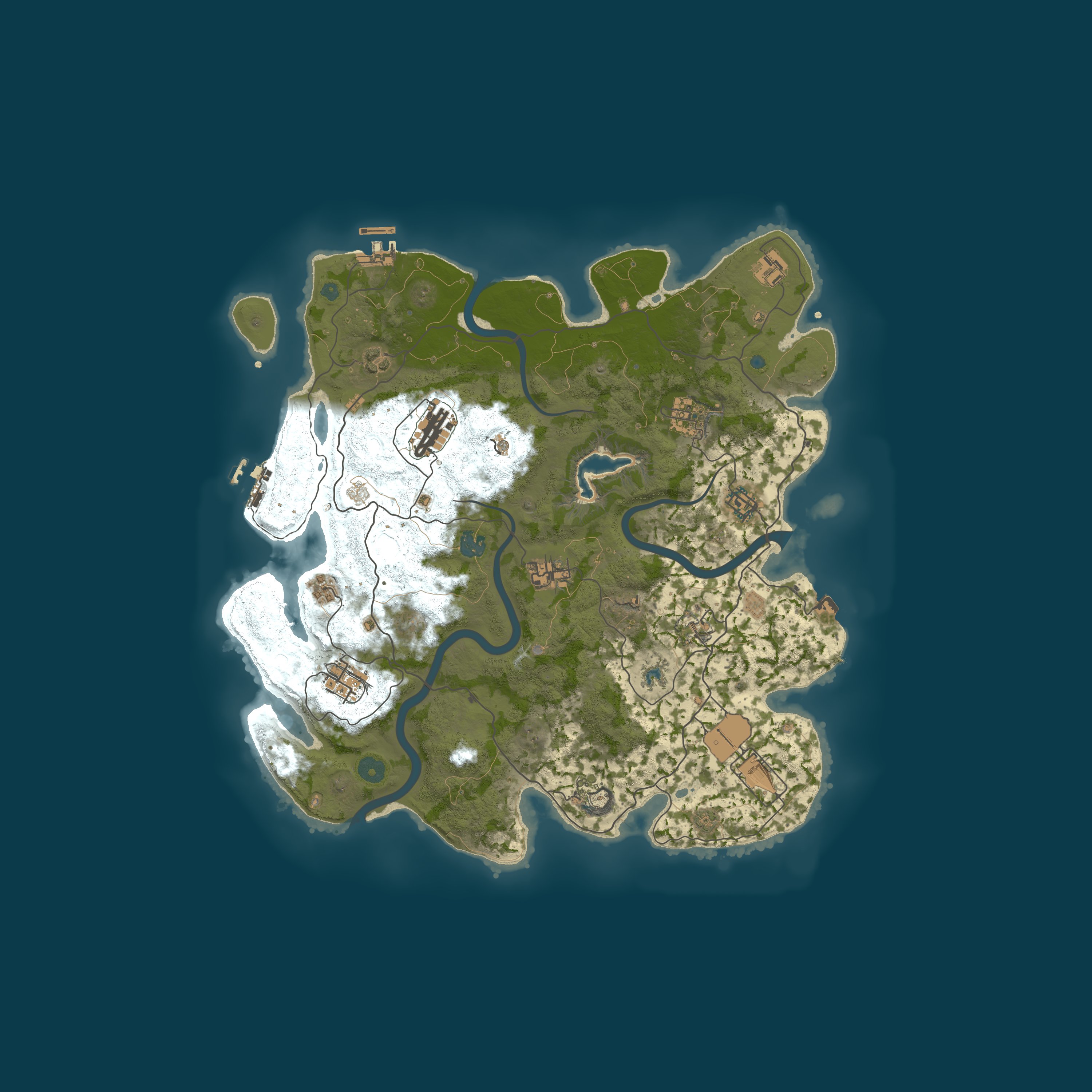 Procedural Map, size 4000, seed 1806945020