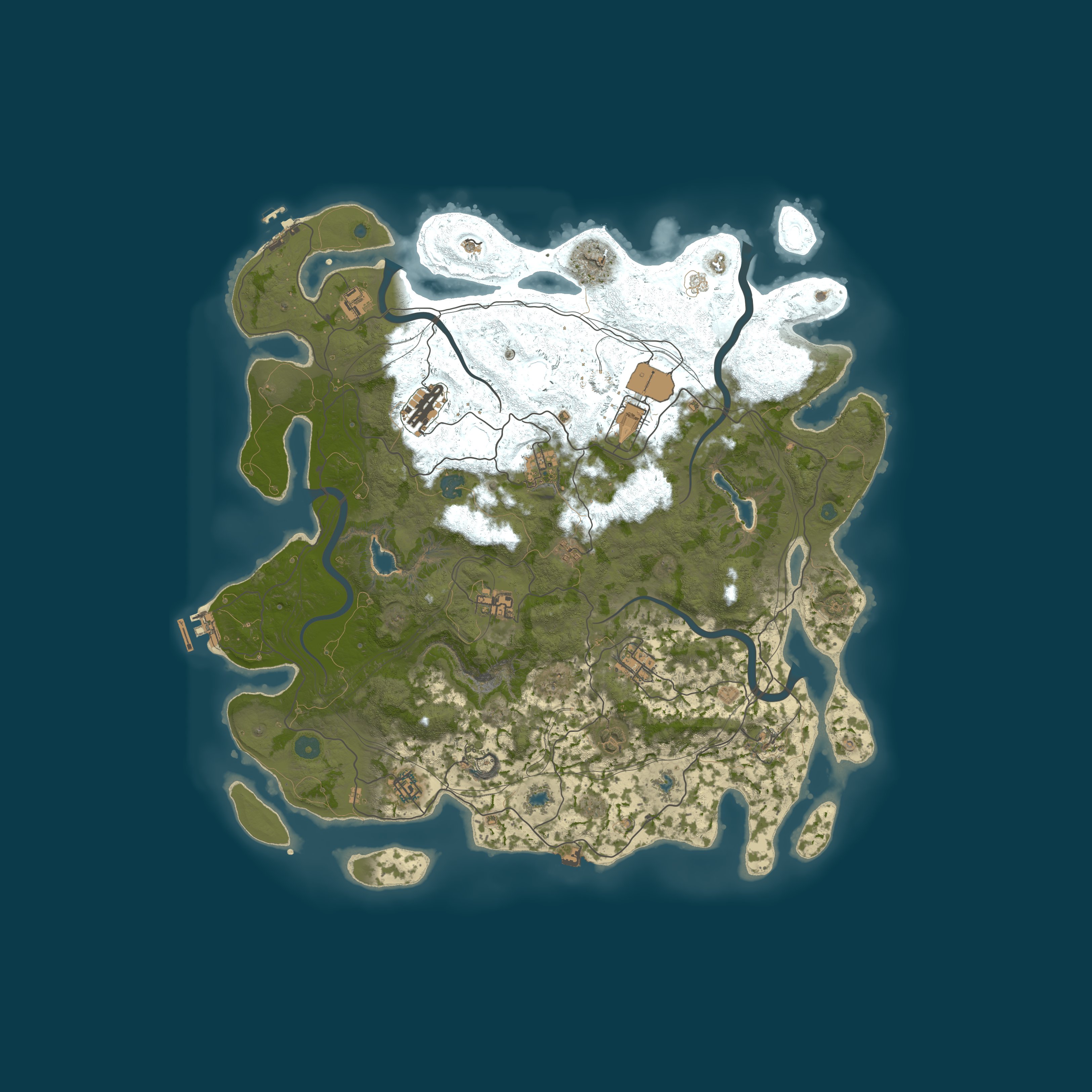 Map for [NA] Phoenix - PVE |NO RAIDING|NO BP WIPE|RAIDABLEBASES|10%UPKE