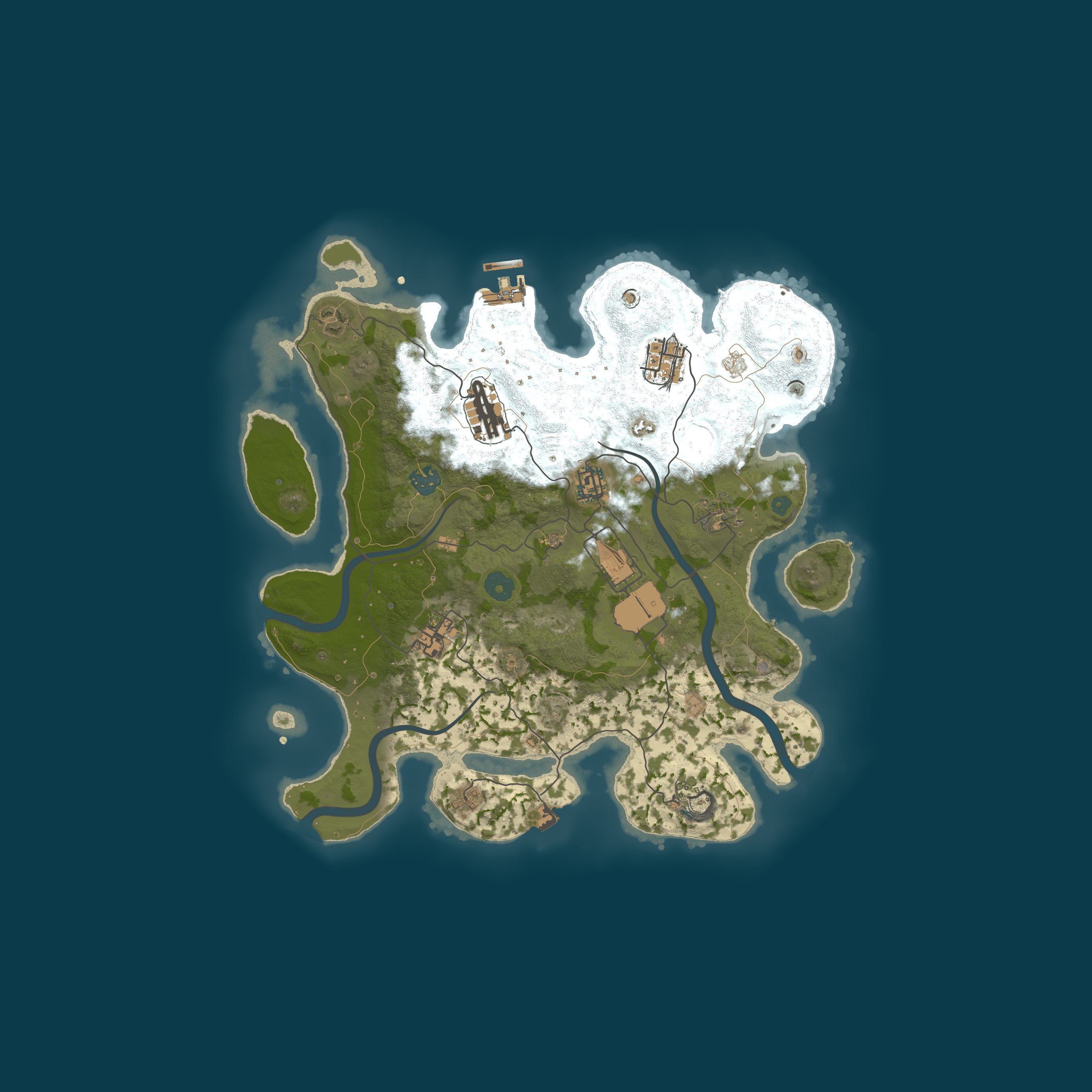 Map for WARBORN 3X SOLO/DUO