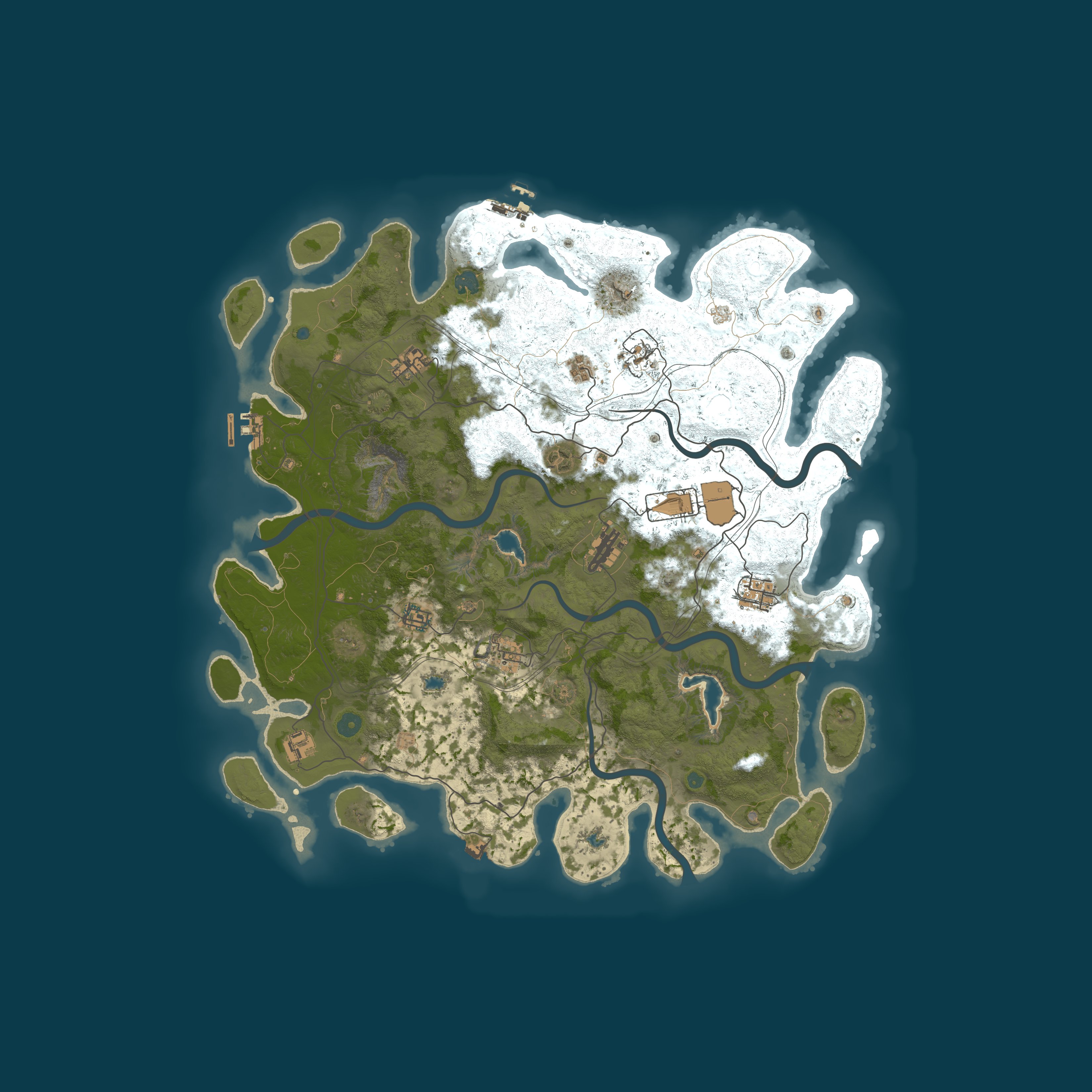 Map for [US] BeardedGarden PVE|Skills|BradleyFights|MonumentEvents