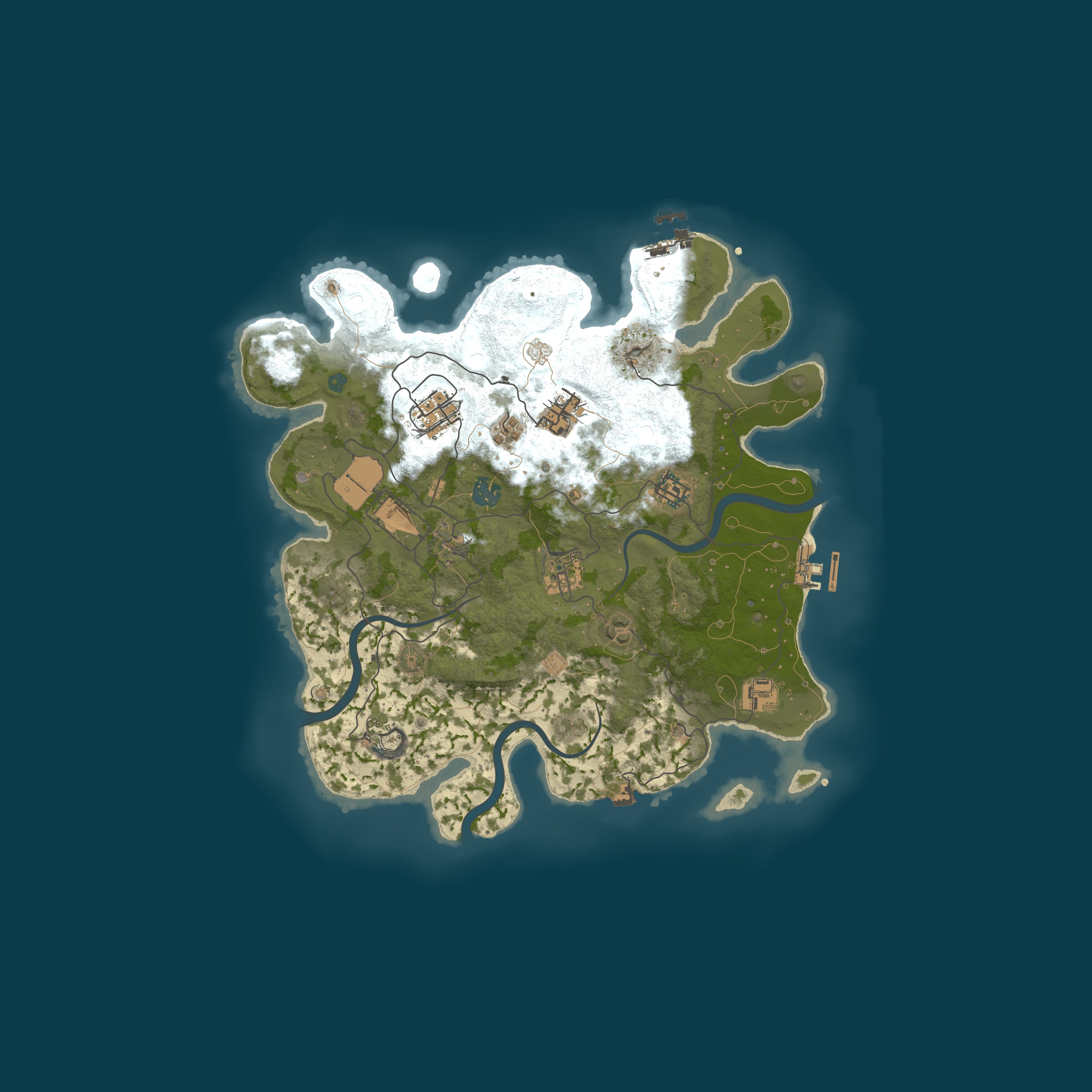 Rust BLACKOUT | x3 | | UA | — Prozedurale Map 3517, Seed 13698755